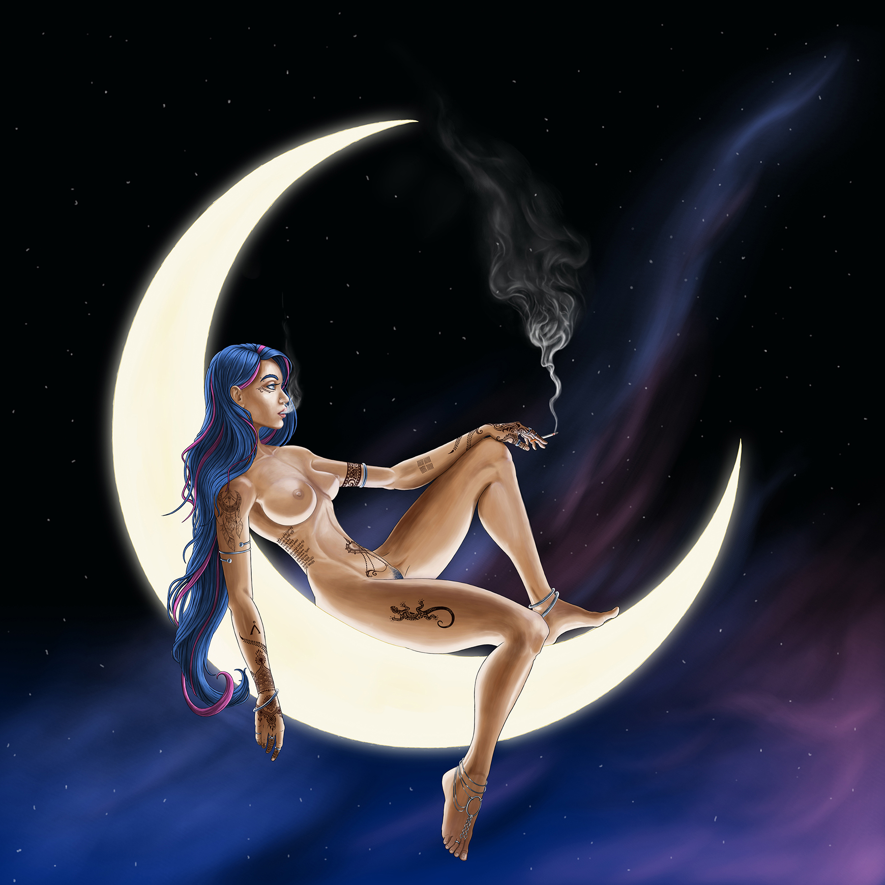 Goddess of the Moon — Изображение №1 — Иллюстрация на Dprofile