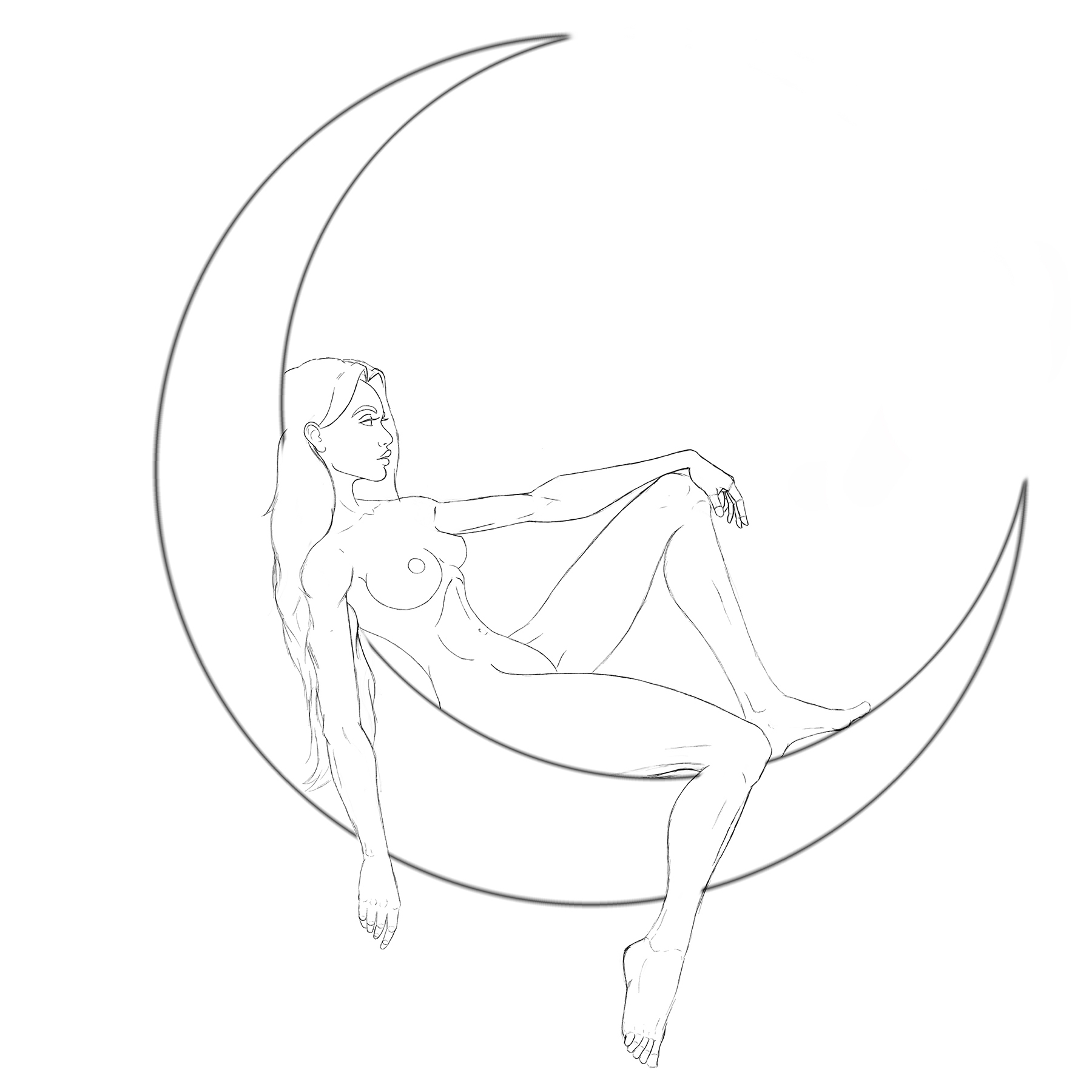 Goddess of the Moon — Изображение №2 — Иллюстрация на Dprofile