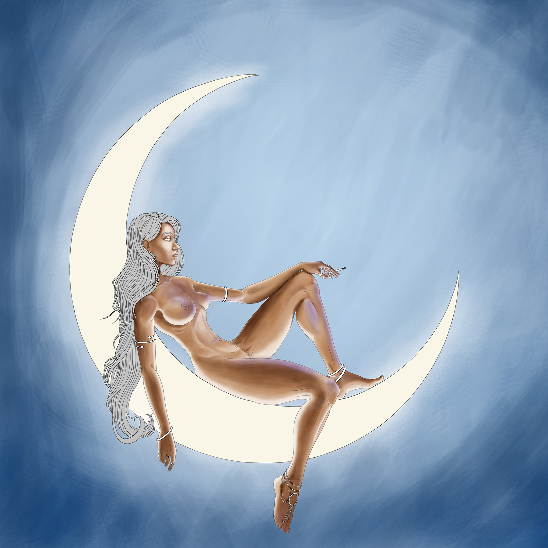 Goddess of the Moon — Изображение №4 — Иллюстрация на Dprofile