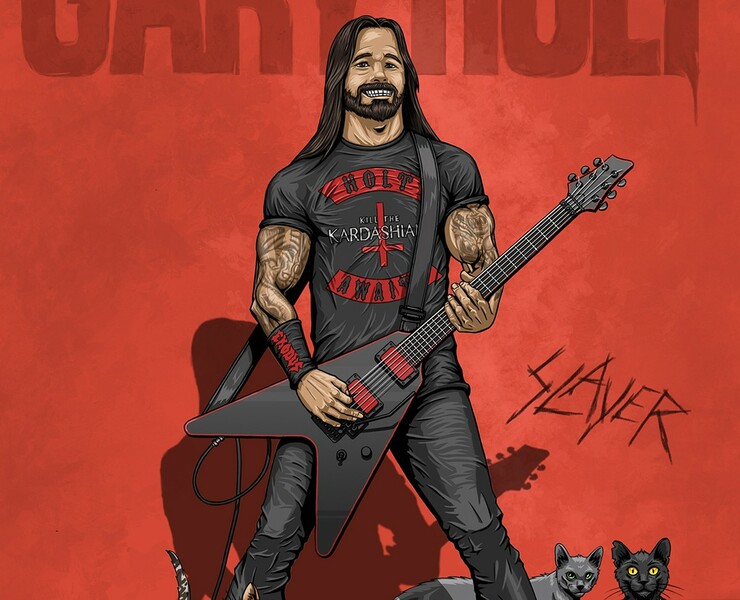 Fan art Gary Holt (Exodus, Slayer) — Иллюстрация, Графика на Dprofile