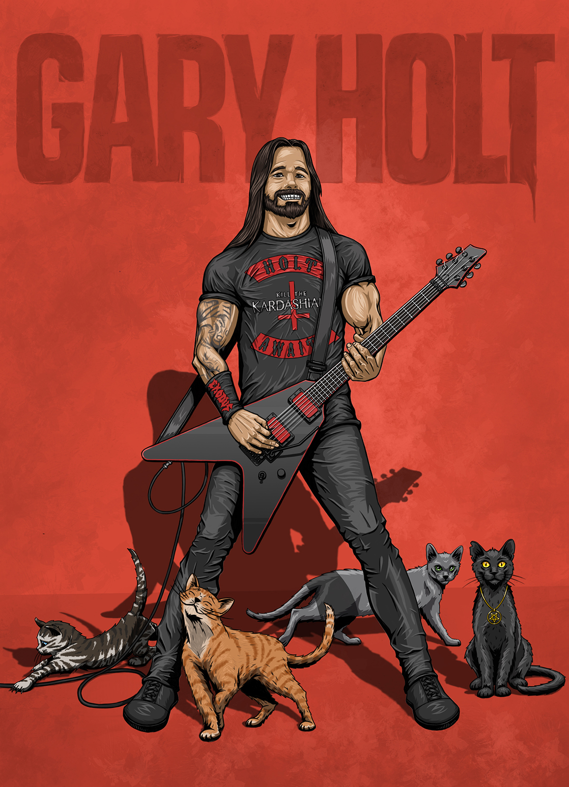 Fan art Gary Holt (Exodus, Slayer) — Изображение №7 — Иллюстрация, Графика на Dprofile