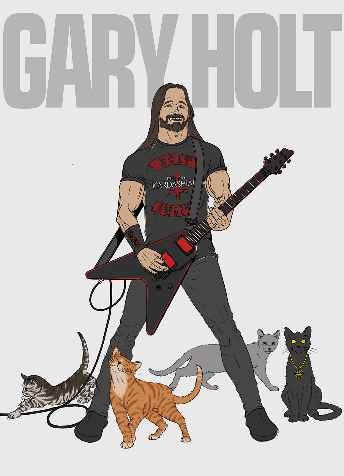 Fan art Gary Holt (Exodus, Slayer) — Изображение №5 — Иллюстрация, Графика на Dprofile