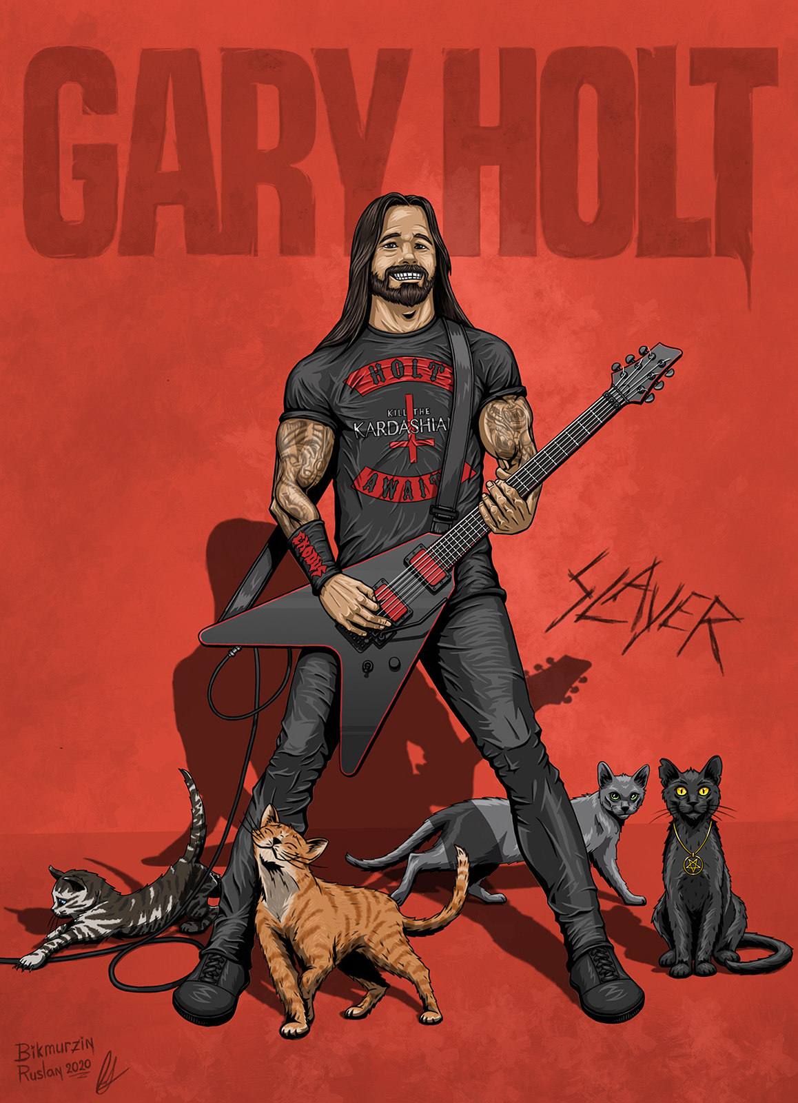 Fan art Gary Holt (Exodus, Slayer) — Изображение №1 — Иллюстрация, Графика на Dprofile
