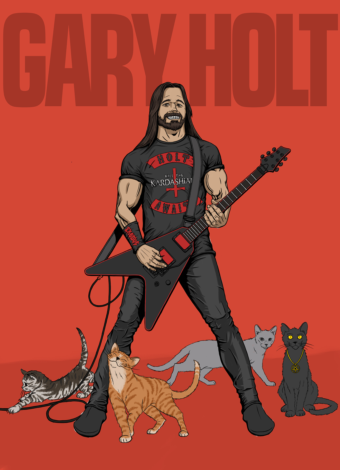 Fan art Gary Holt (Exodus, Slayer) — Изображение №6 — Иллюстрация, Графика на Dprofile