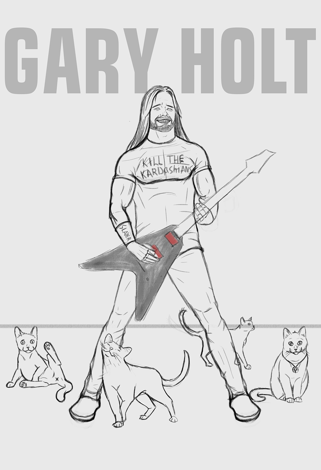 Fan art Gary Holt (Exodus, Slayer) — Изображение №3 — Иллюстрация, Графика на Dprofile