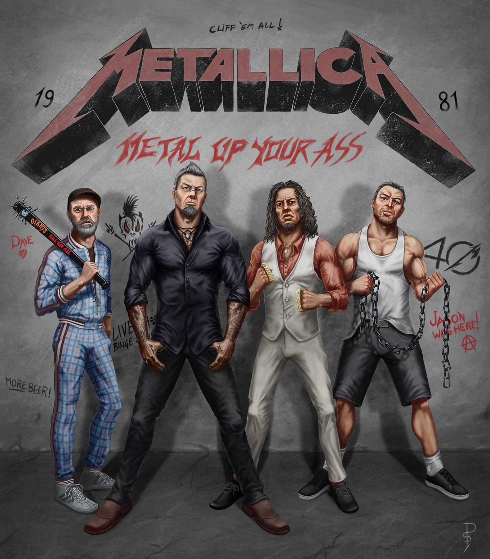 Metallica!!! Hell yeah!!! Fan Art — Изображение №1 — Иллюстрация на Dprofile