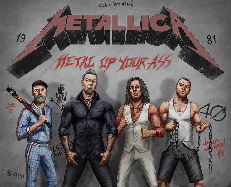 Metallica!!! Hell yeah!!! Fan Art — Иллюстрация на Dprofile