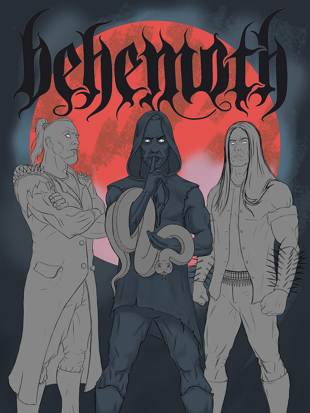 Behemoth Fan Art. — Изображение №4 — Иллюстрация на Dprofile