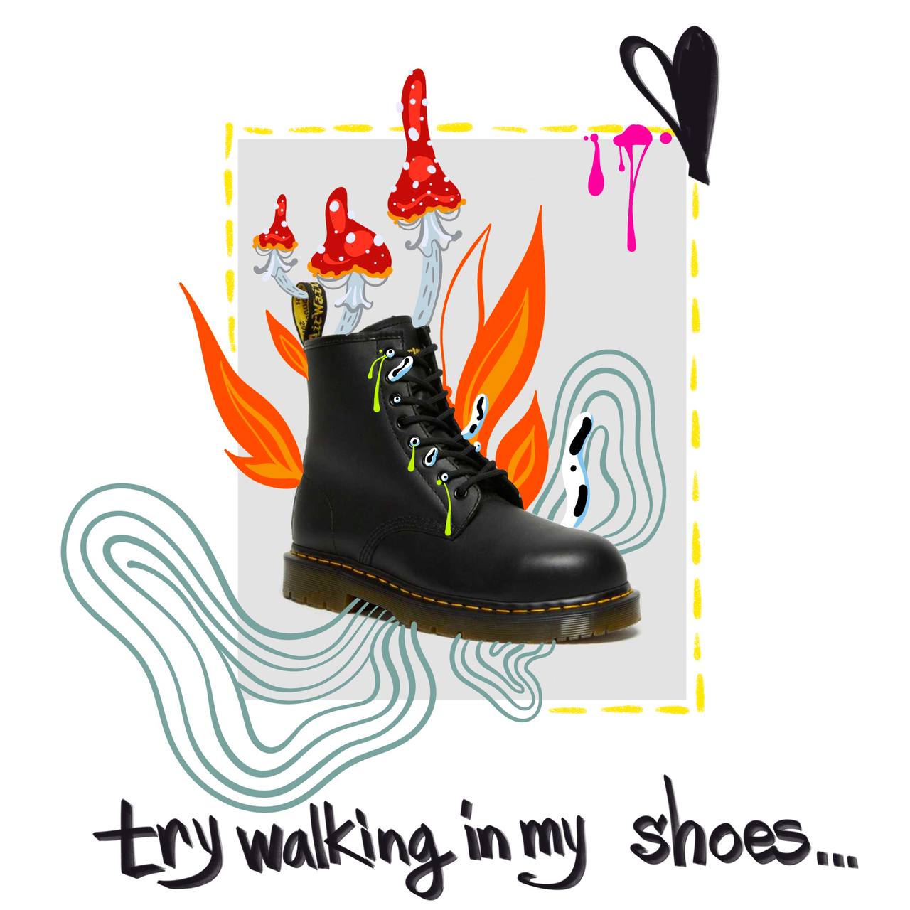 Dr.Martens Collaboration with atomic_woman — Изображение №2 — Брендинг, Иллюстрация на Dprofile