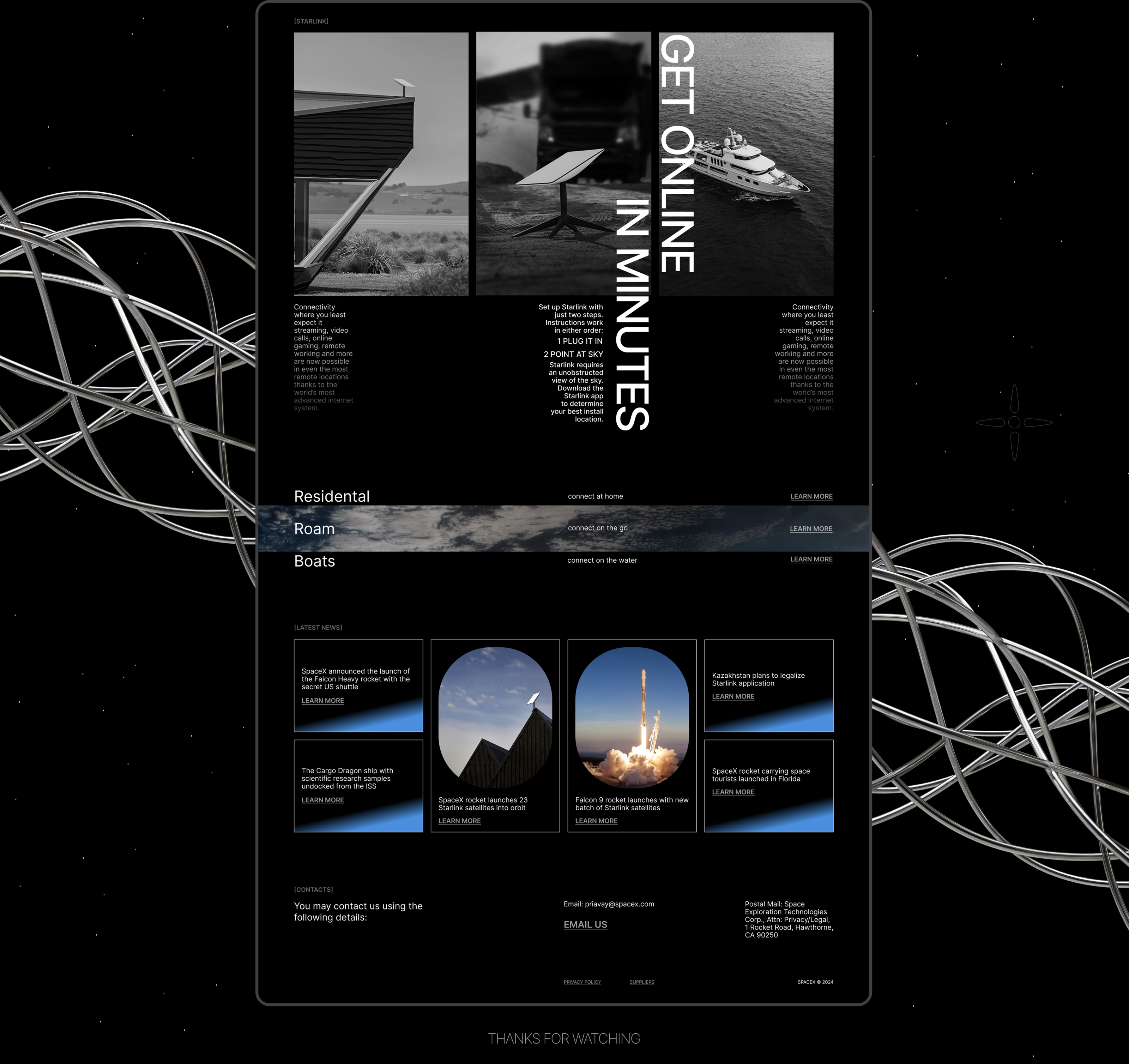 SPACEX — Изображение №12 — Интерфейсы, Графика на Dprofile