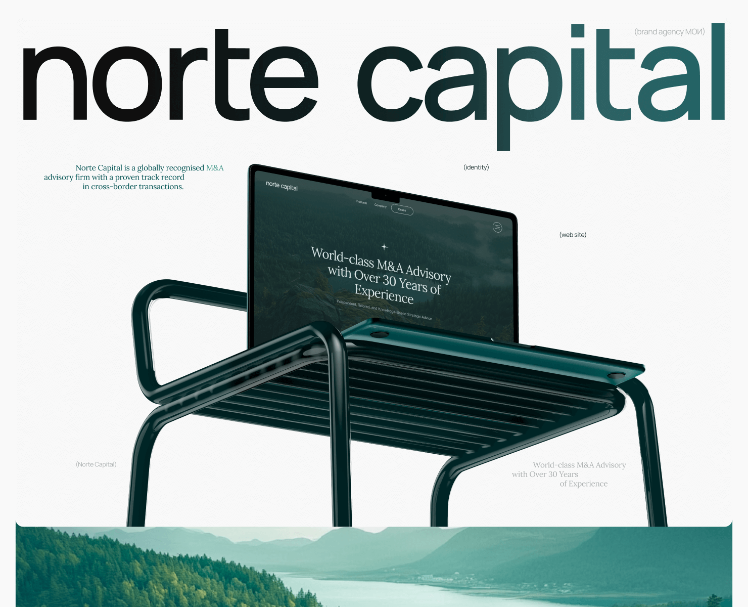 Corporate Web Design for Finance & M&A Services на Dprofile