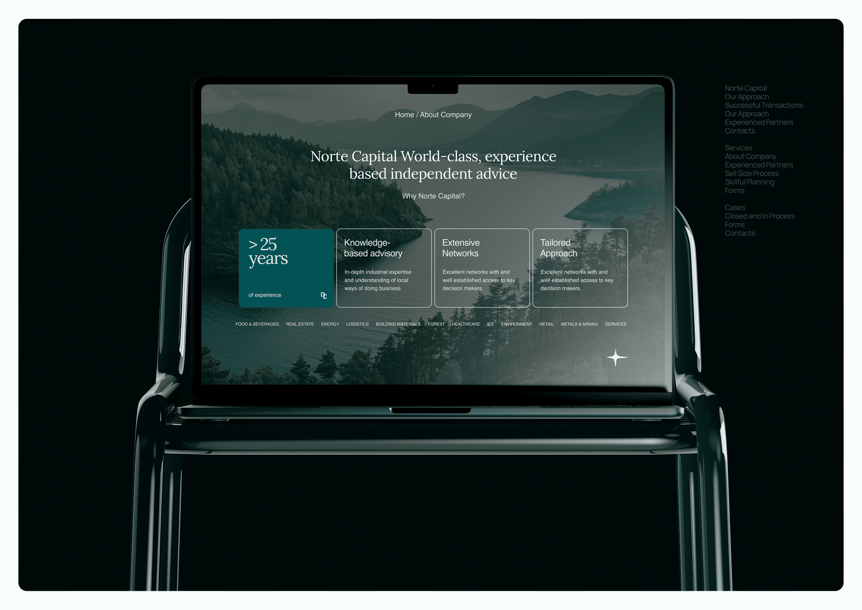 Corporate Web Design for Finance & M&A Services — Изображение №7 — Интерфейсы на Dprofile