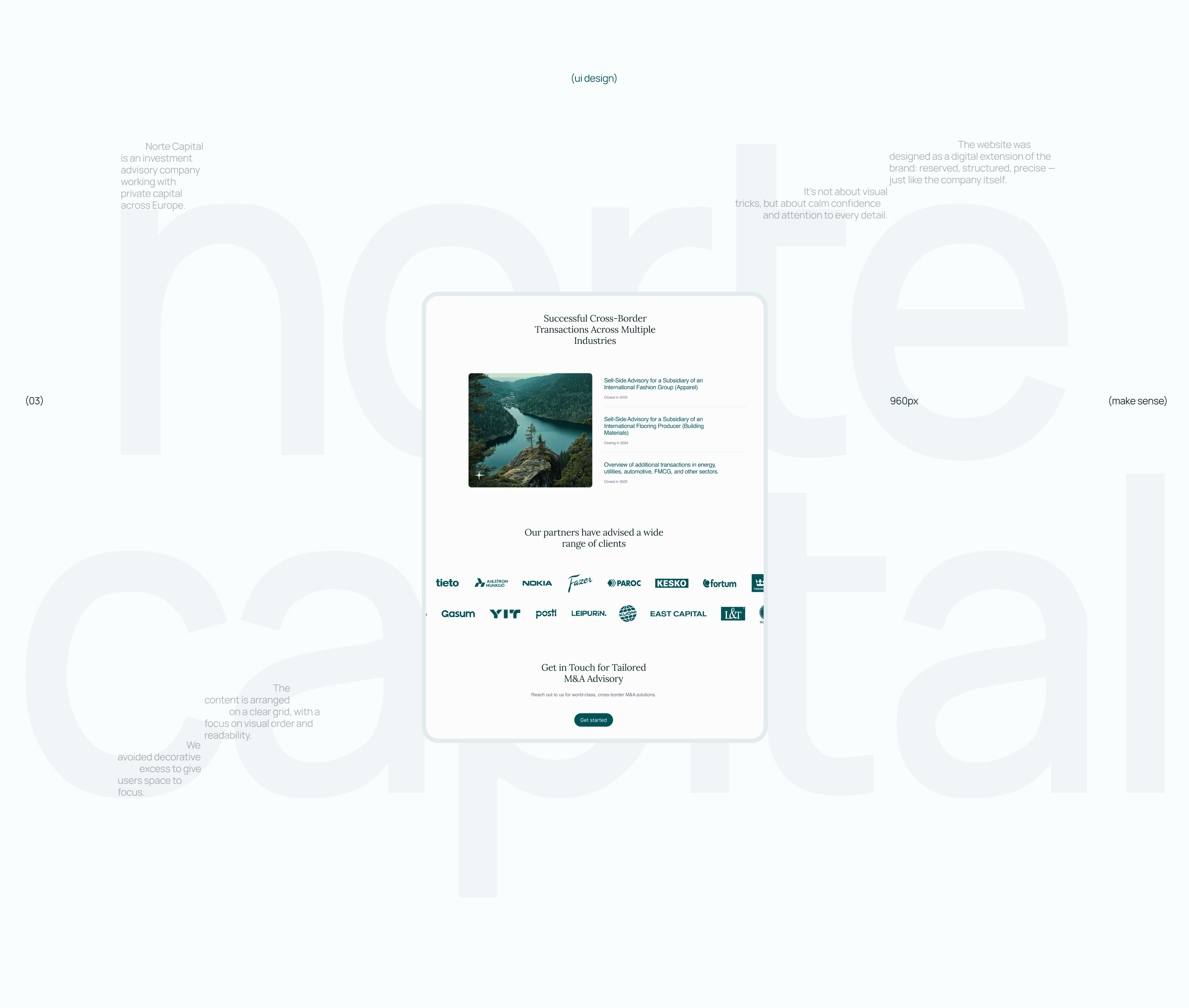 Corporate Web Design for Finance & M&A Services — Изображение №8 — Интерфейсы на Dprofile