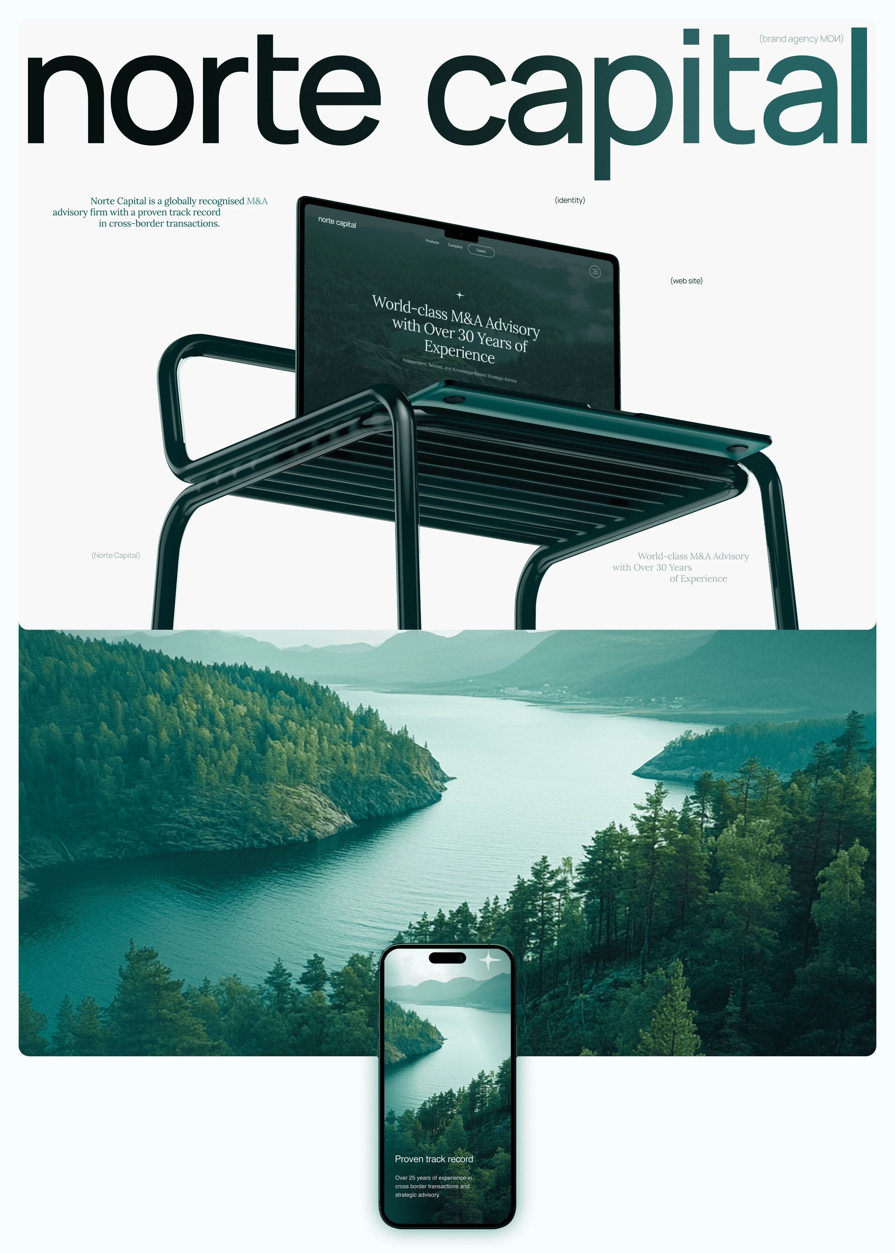 Corporate Web Design for Finance & M&A Services — Изображение №1 — Интерфейсы на Dprofile