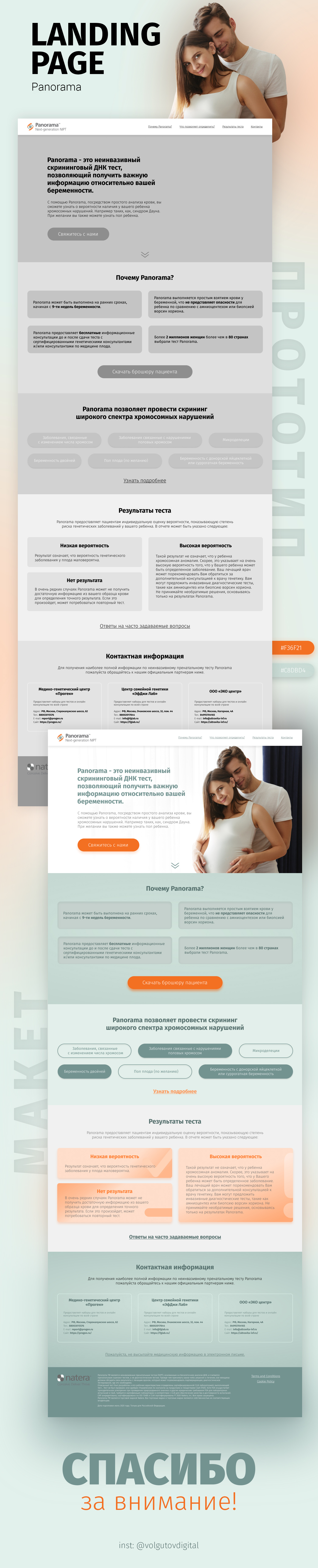 Panorama | Landing page — Изображение №1 — Графика, Маркетинг на Dprofile