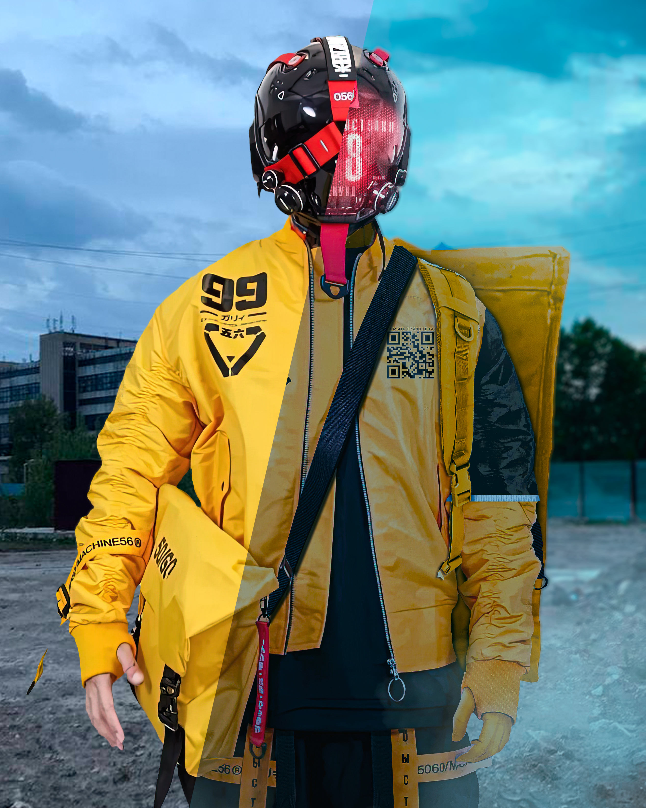 Кибер Курьер Яндекс Еды — Изображение №4 — Иллюстрация, Графика на Dprofile