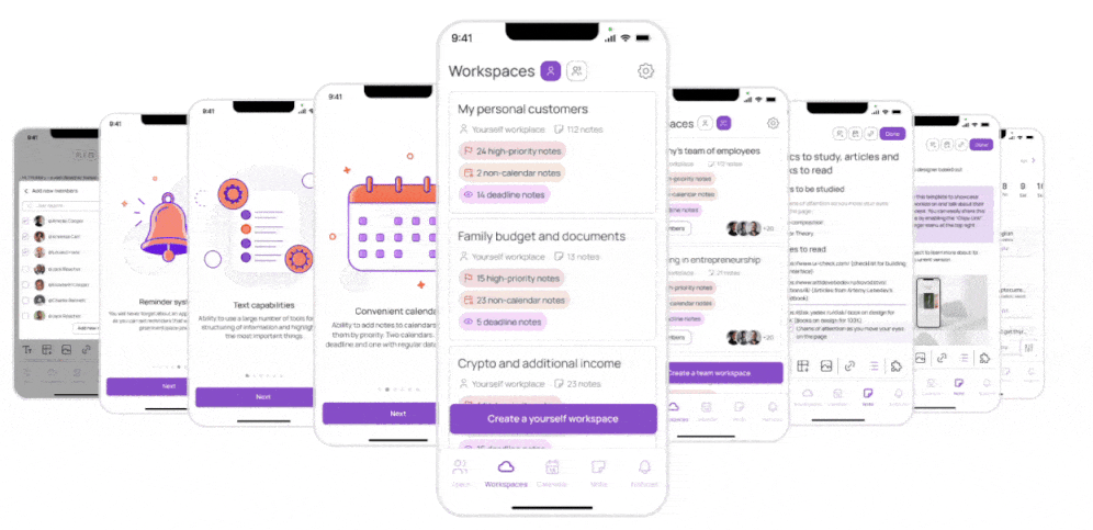 Task manager CONSILIO UX/UI design Mobile and web — Изображение №24 — Интерфейсы на Dprofile