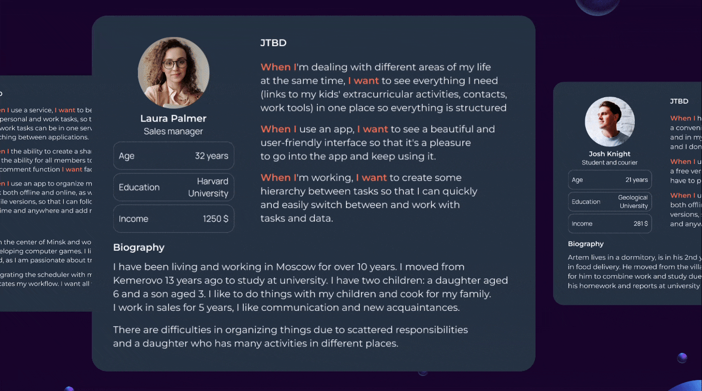 Task manager CONSILIO UX/UI design Mobile and web — Изображение №5 — Интерфейсы на Dprofile