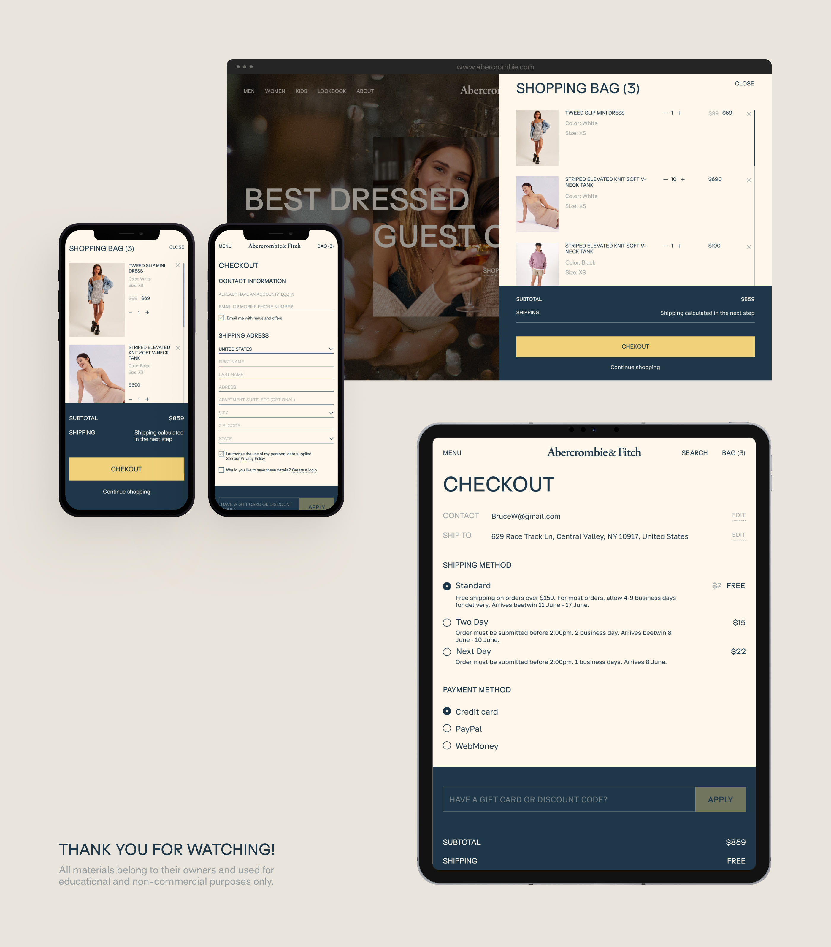 Abercrombie&Fitch | Redesign | Website | E-commerce — Изображение №11 — Интерфейсы на Dprofile