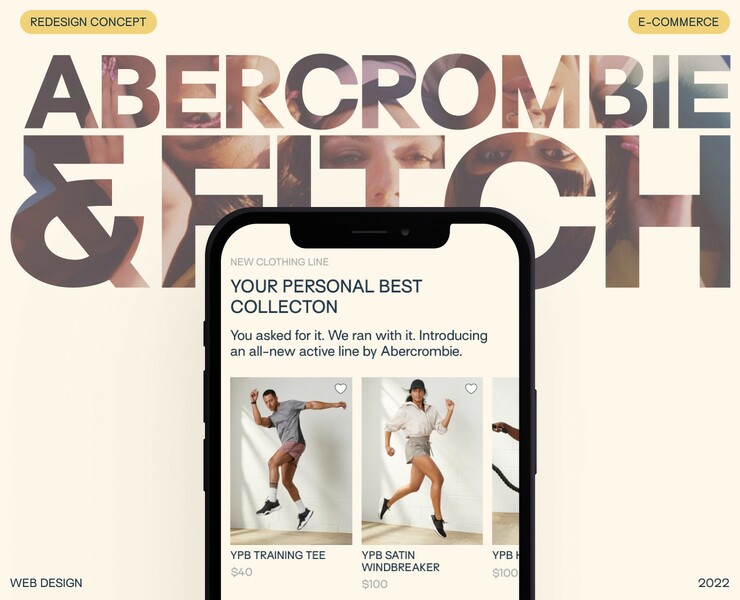 Abercrombie&Fitch | Redesign | Website | E-commerce — Интерфейсы на Dprofile