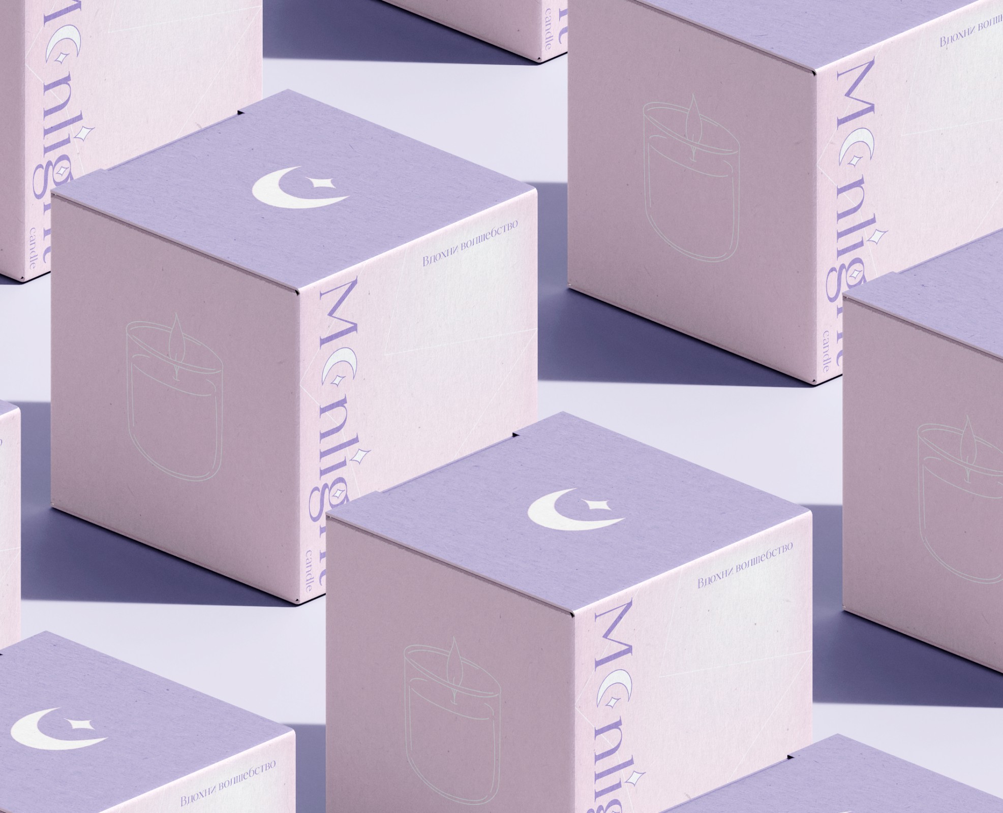 BRAND IDENTITY | MOONLIGHT CANDLE | ФИРМЕННЫЙ СТИЛЬ — Брендинг на Dprofile