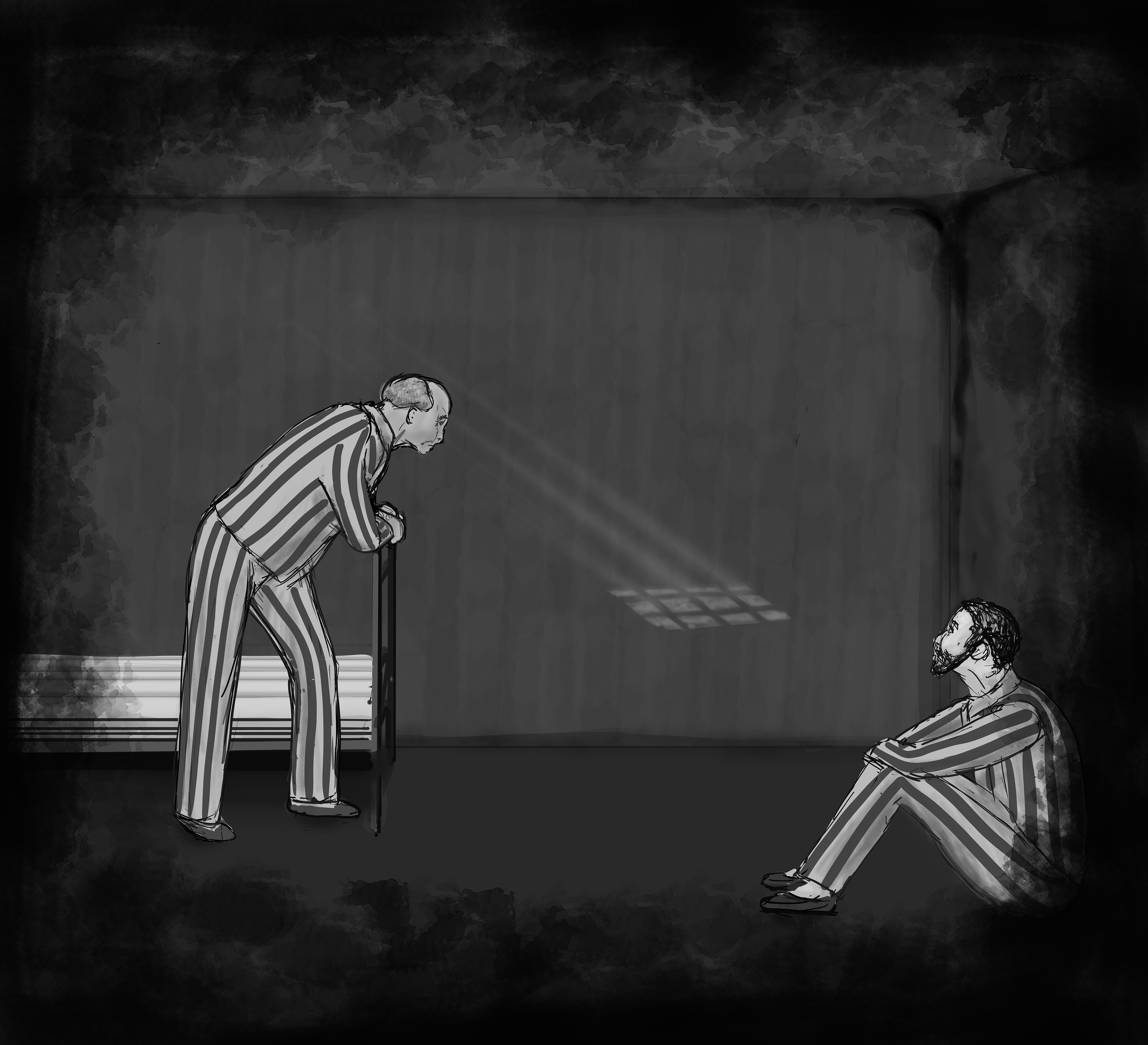 Иллюстрации к книге "Репортаж с петлёй на шее" Ю.Фучика — Изображение №5 — Иллюстрация, Графика на Dprofile