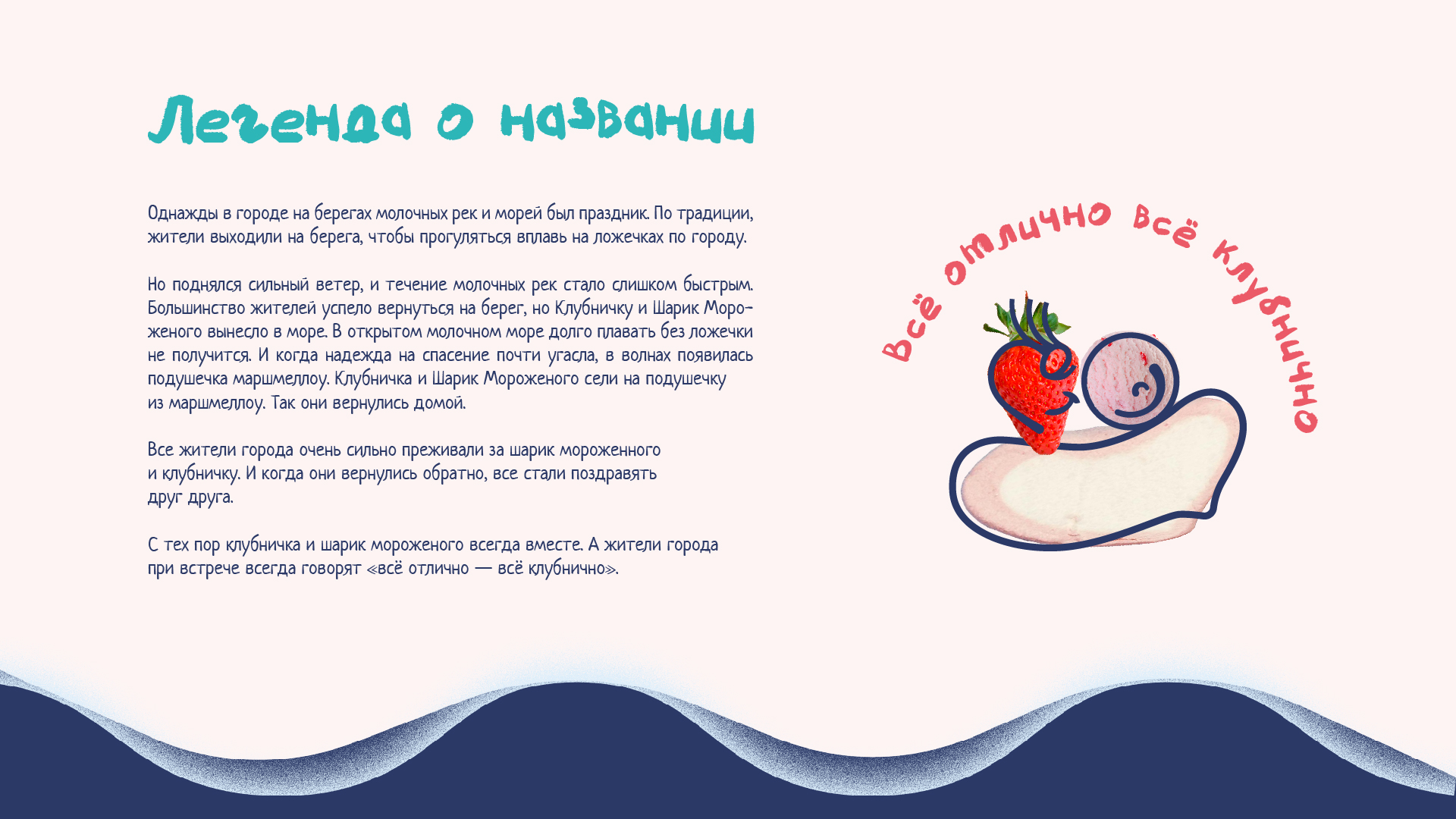 Логотип кафе–мороженое «Клубнично» — Изображение №2 — Брендинг, Иллюстрация на Dprofile