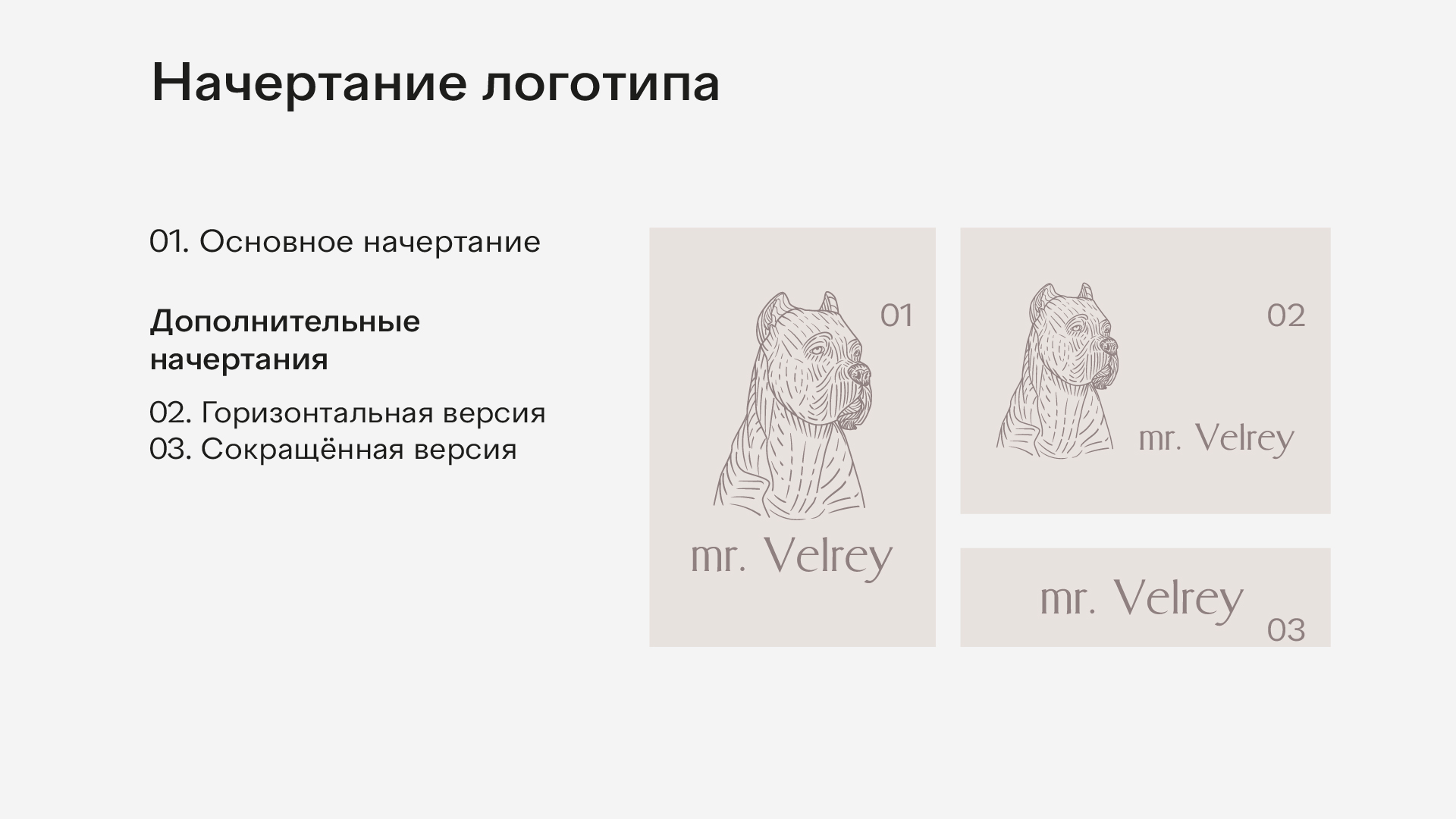 Фирменный стиль для брренда mr. Velrey — Изображение №3 — Брендинг, Графика на Dprofile