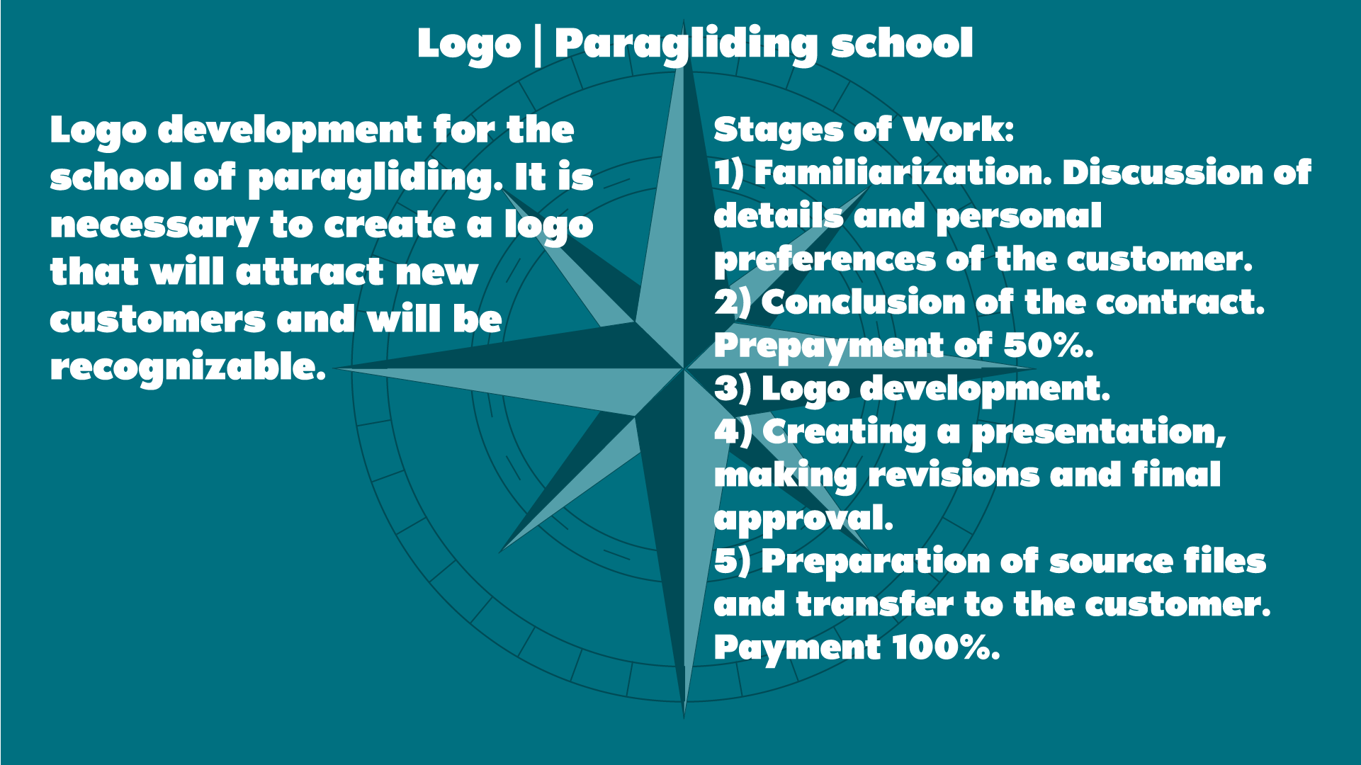 Paragliding school logo — Изображение №2 — Иллюстрация, Графика на Dprofile