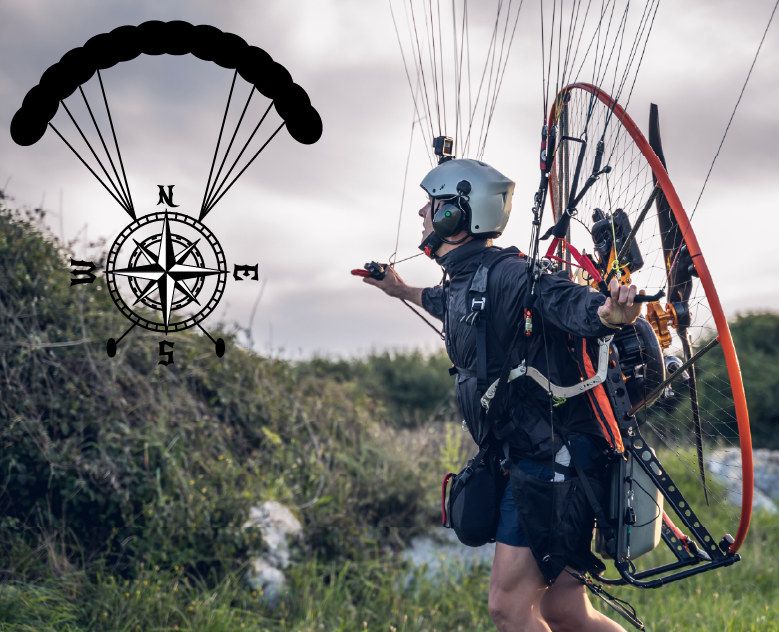 Paragliding school logo — Иллюстрация, Графика на Dprofile