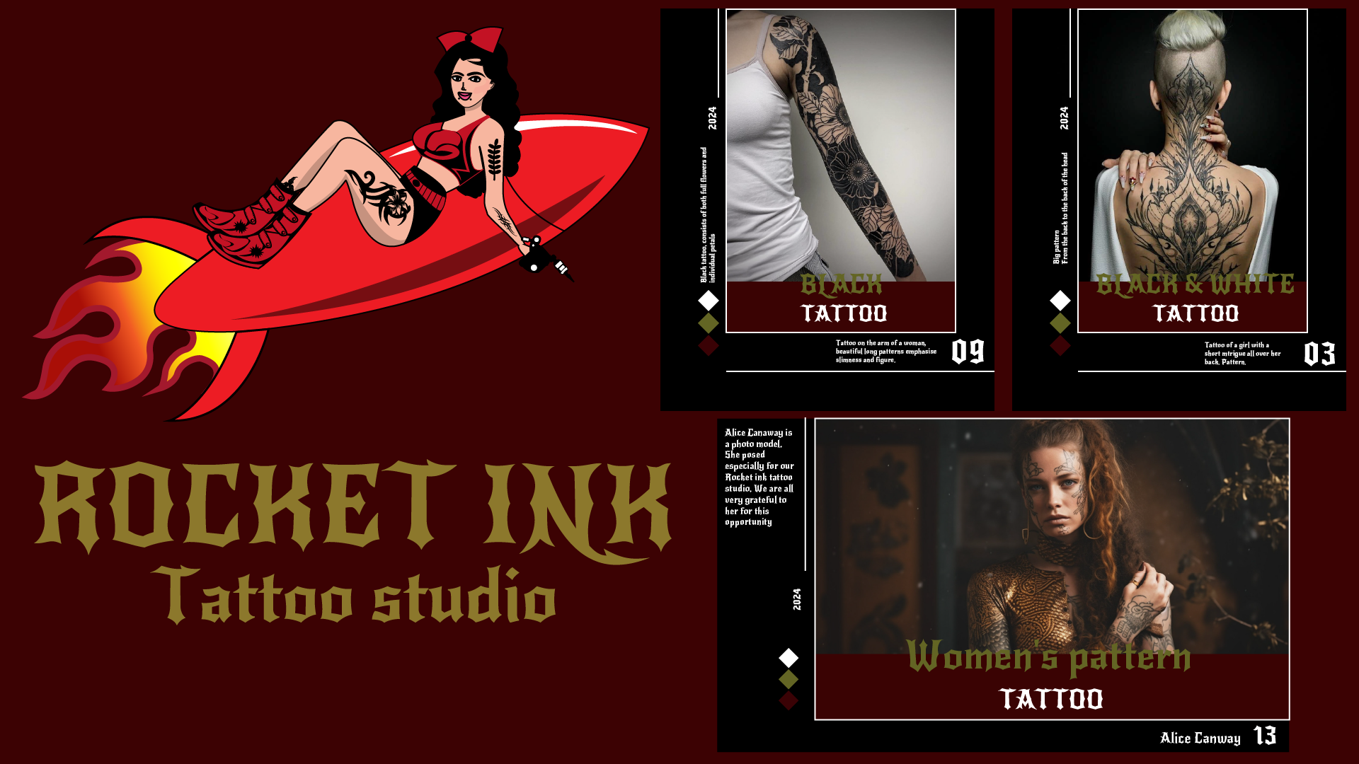 Logo tattoo studio — Изображение №3 — Иллюстрация, Графика на Dprofile