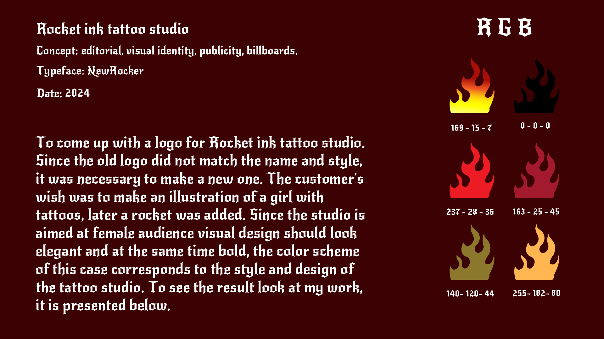 Logo tattoo studio — Изображение №2 — Иллюстрация, Графика на Dprofile