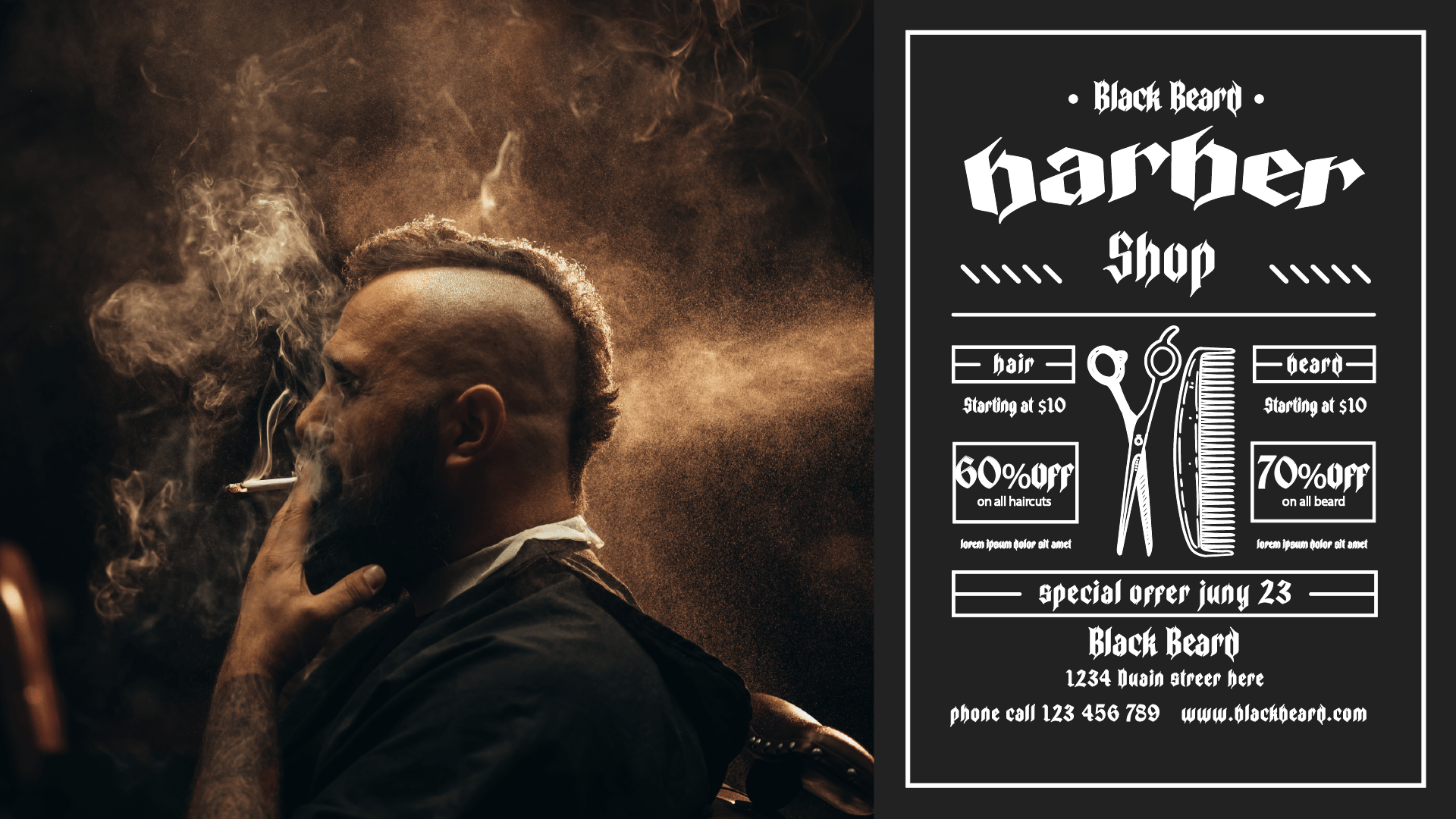 Barbershop logo — Изображение №4 — Иллюстрация, Графика на Dprofile
