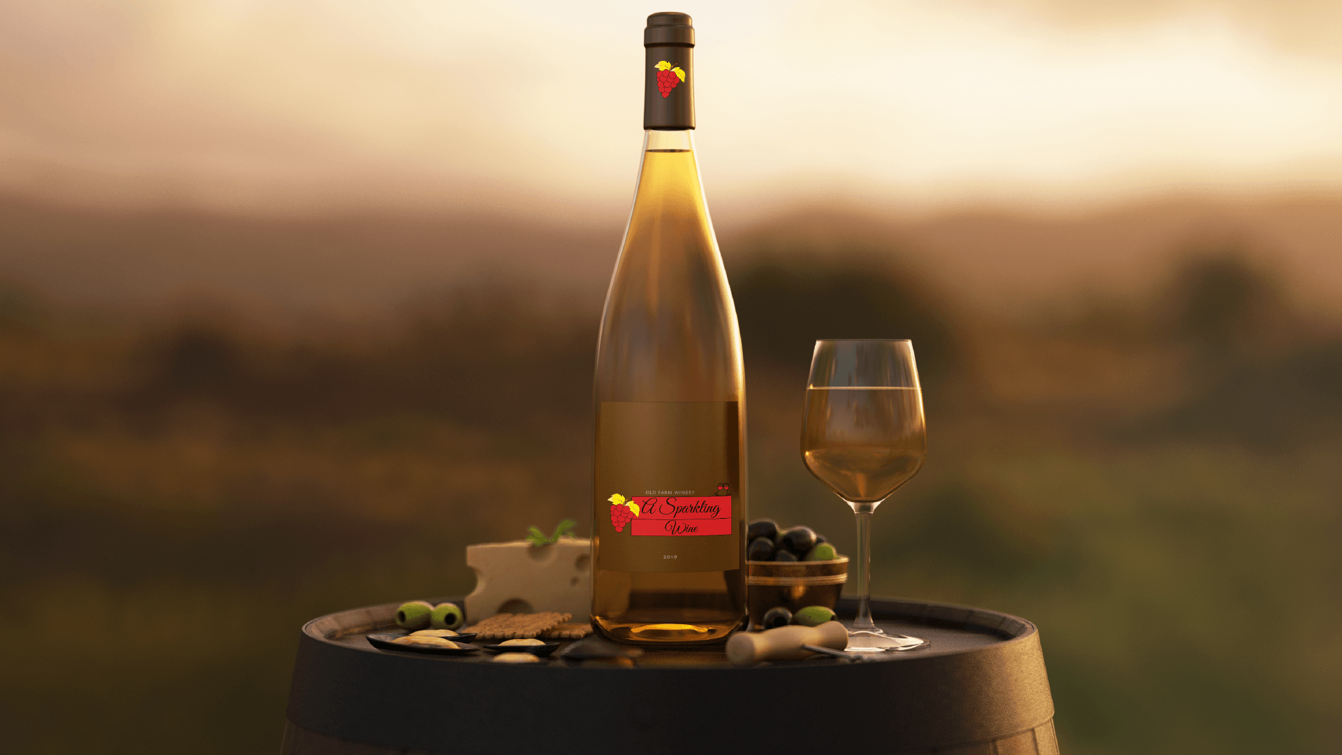 Wine store logo — Изображение №3 — Иллюстрация, Графика на Dprofile