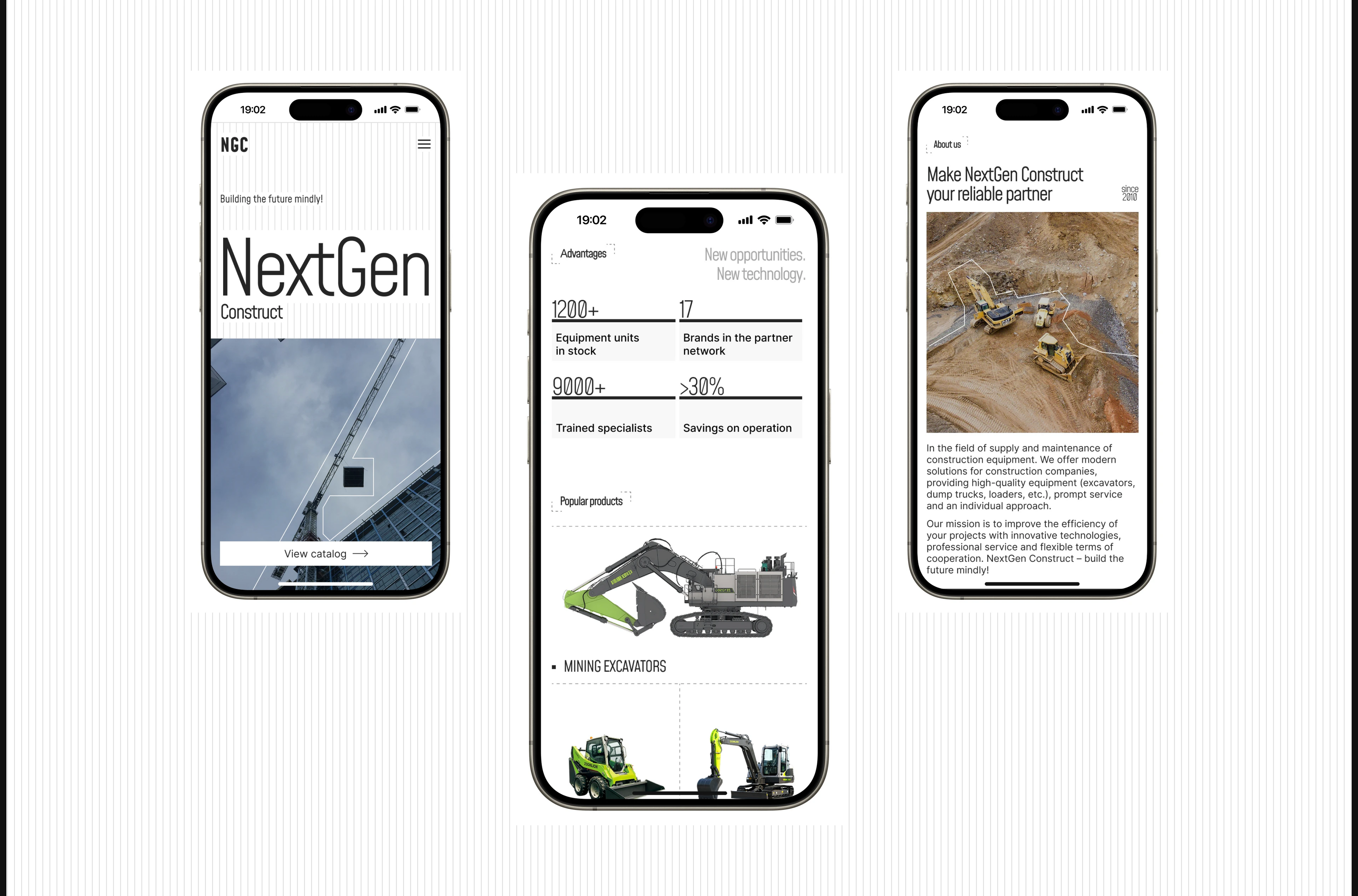 NextGen Construction — Изображение №3 — Интерфейсы, Брендинг на Dprofile