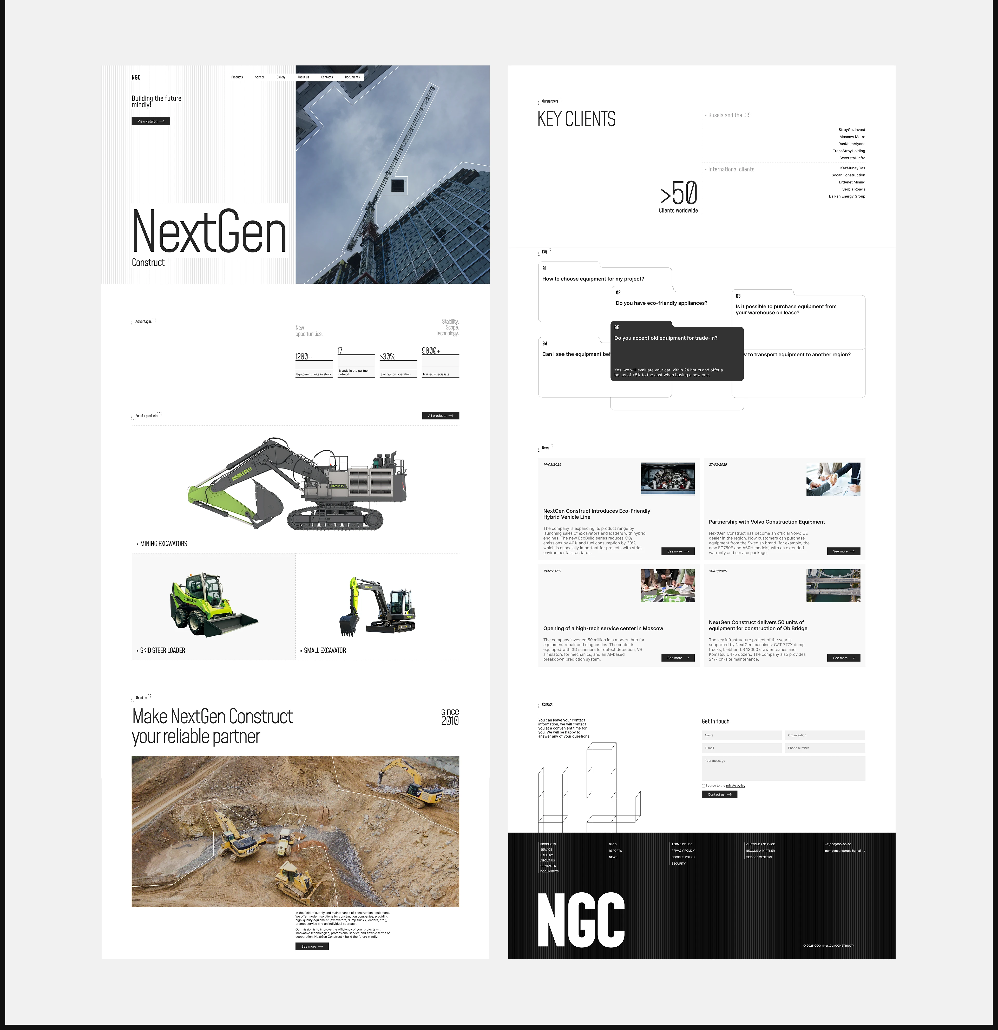 NextGen Construction — Изображение №5 — Интерфейсы, Брендинг на Dprofile