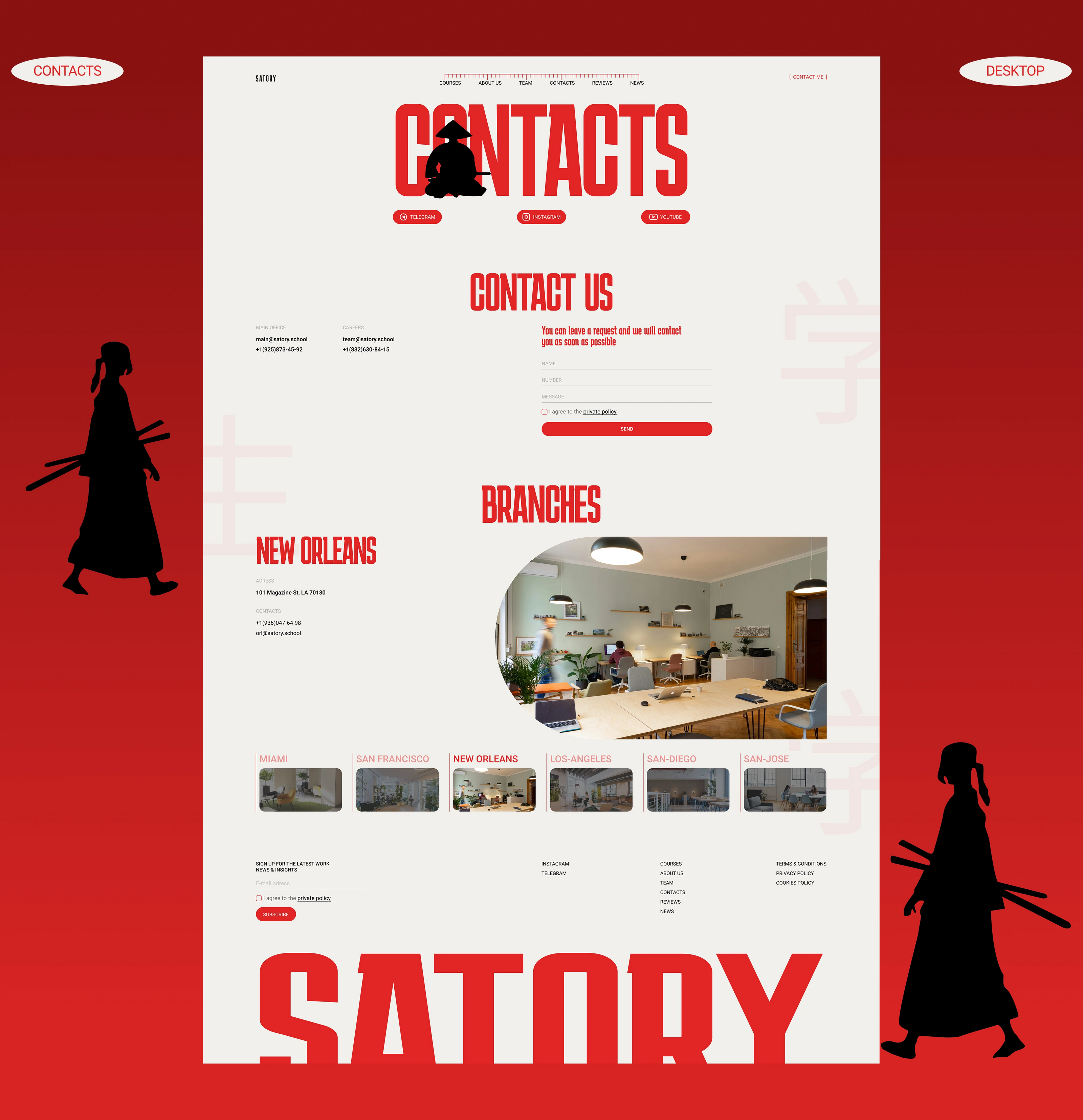 Satory/Language school/Corporate website — Изображение №13 — Интерфейсы, Брендинг на Dprofile