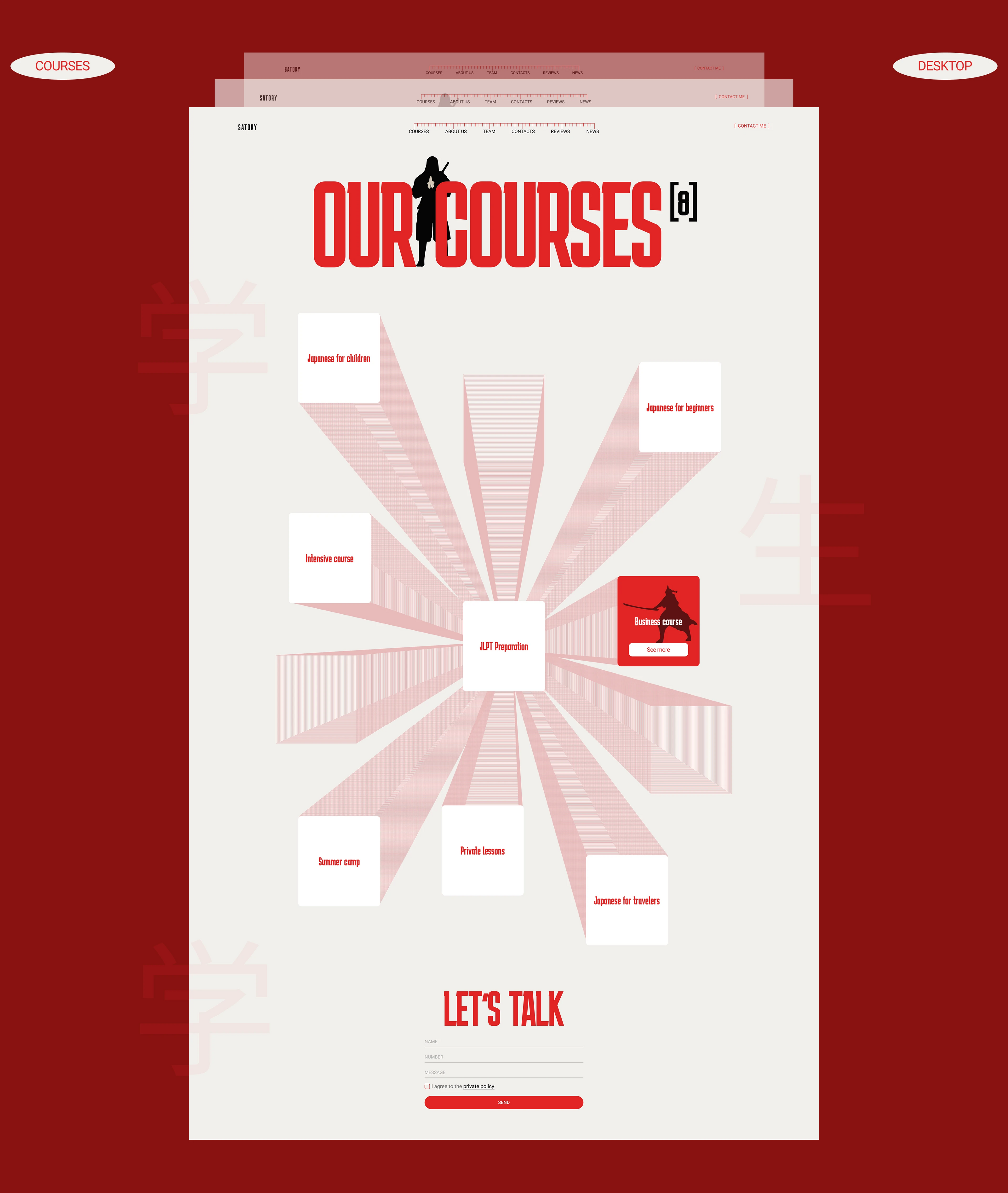 Satory/Language school/Corporate website — Изображение №7 — Интерфейсы, Брендинг на Dprofile