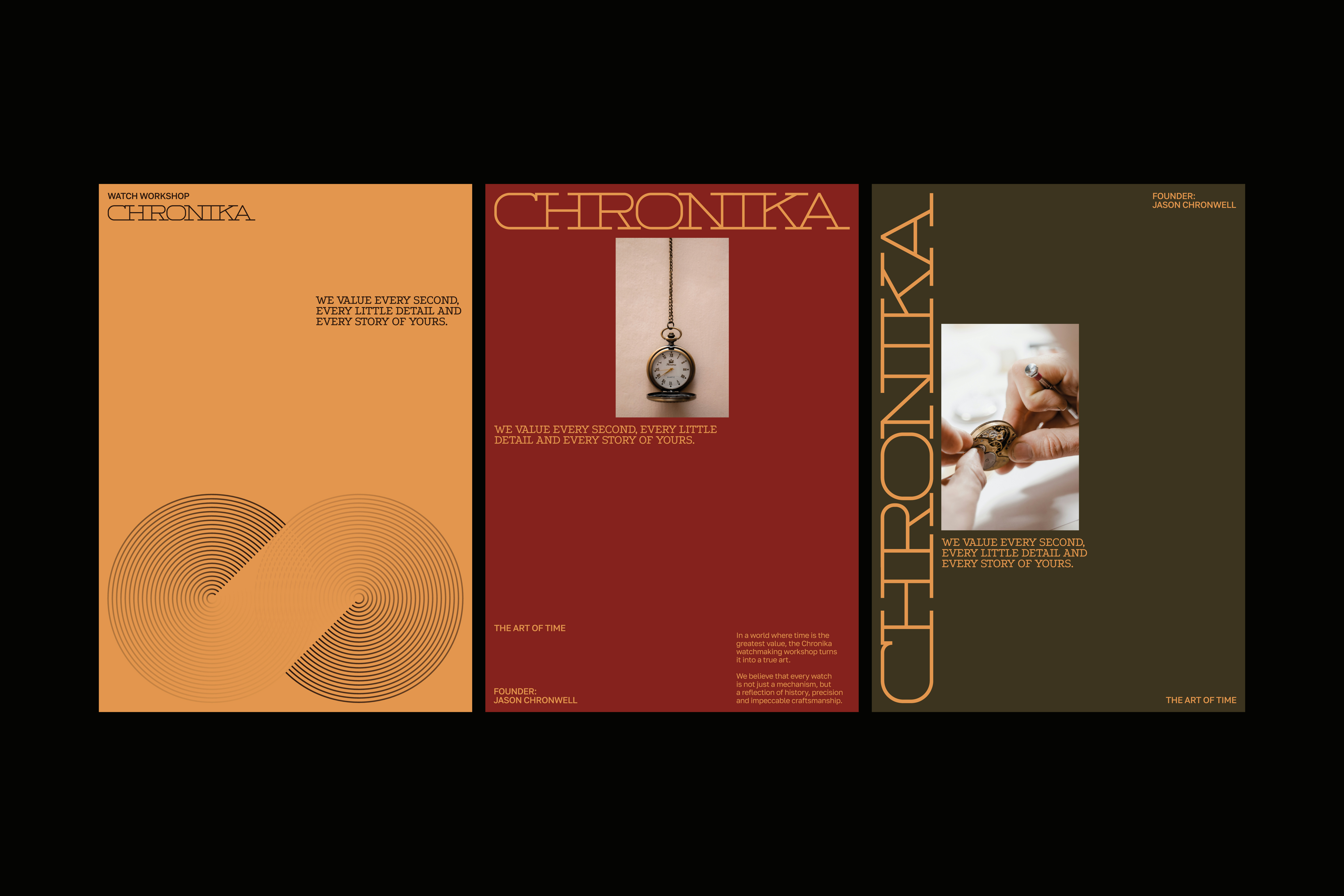 Chronika / Watch workshop — Изображение №7 — Брендинг на Dprofile