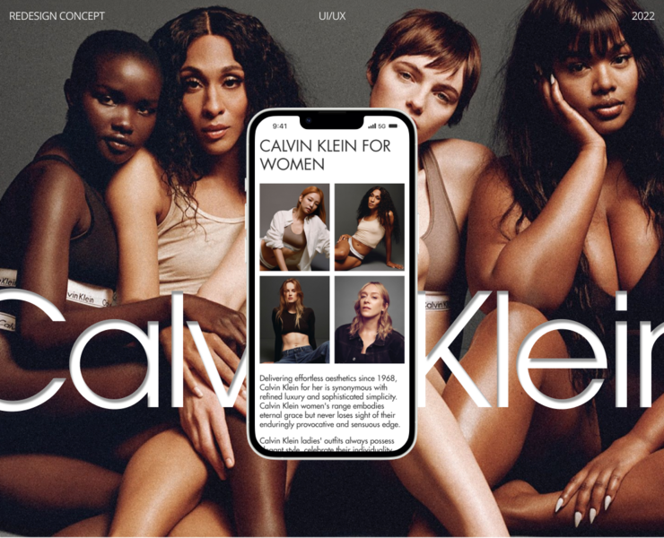 Calvin Klein | E-commerce redesign на Dprofile