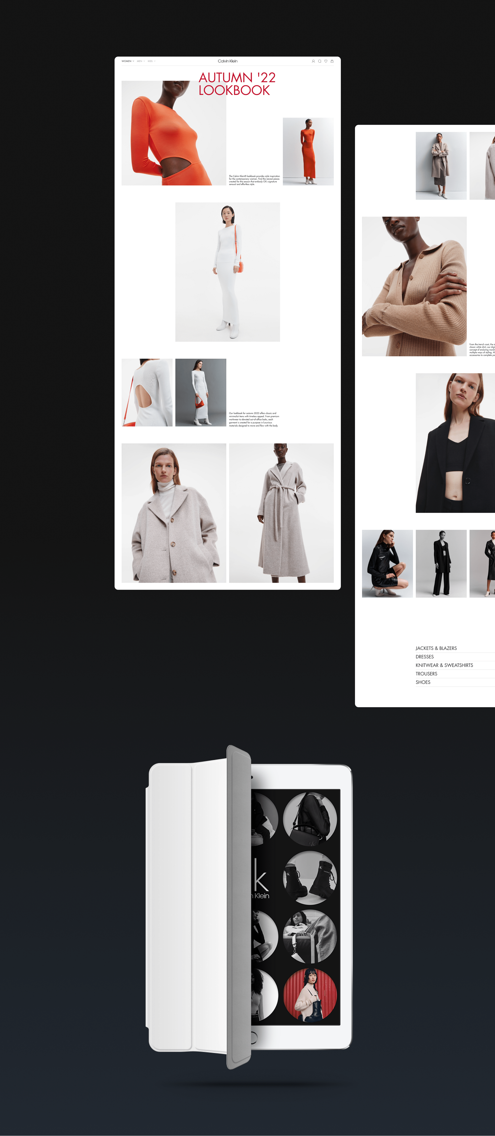 Calvin Klein | E-commerce redesign — Изображение №5 — Интерфейсы, Анимация на Dprofile