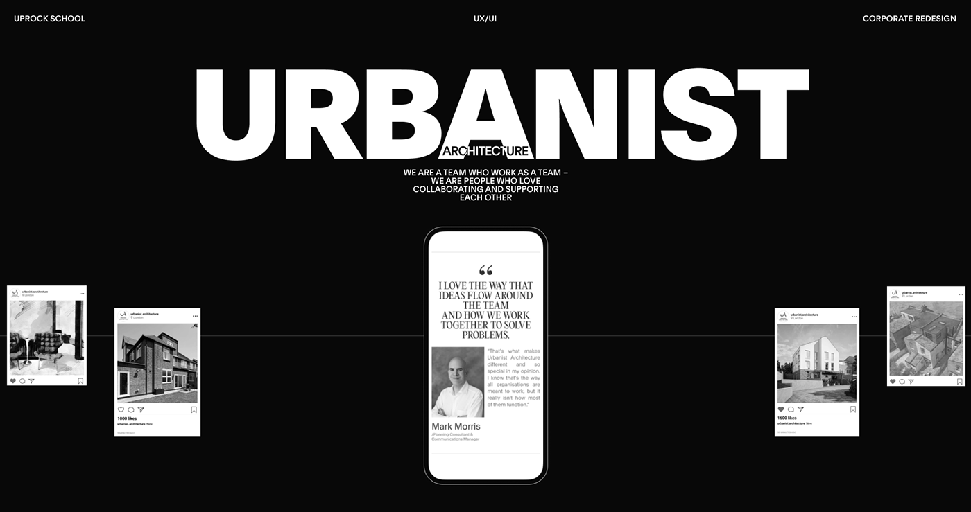 Urbanist Architecture | Corporate Redesign — Изображение №1 — Интерфейсы, Анимация на Dprofile