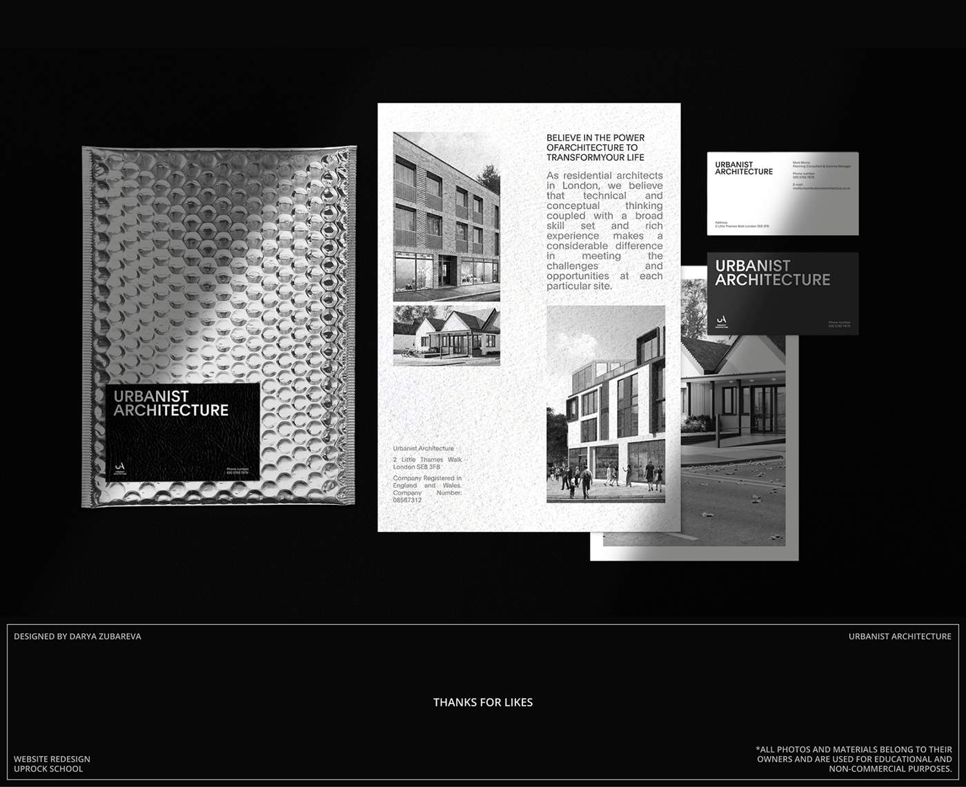Urbanist Architecture | Corporate Redesign — Изображение №8 — Интерфейсы, Анимация на Dprofile