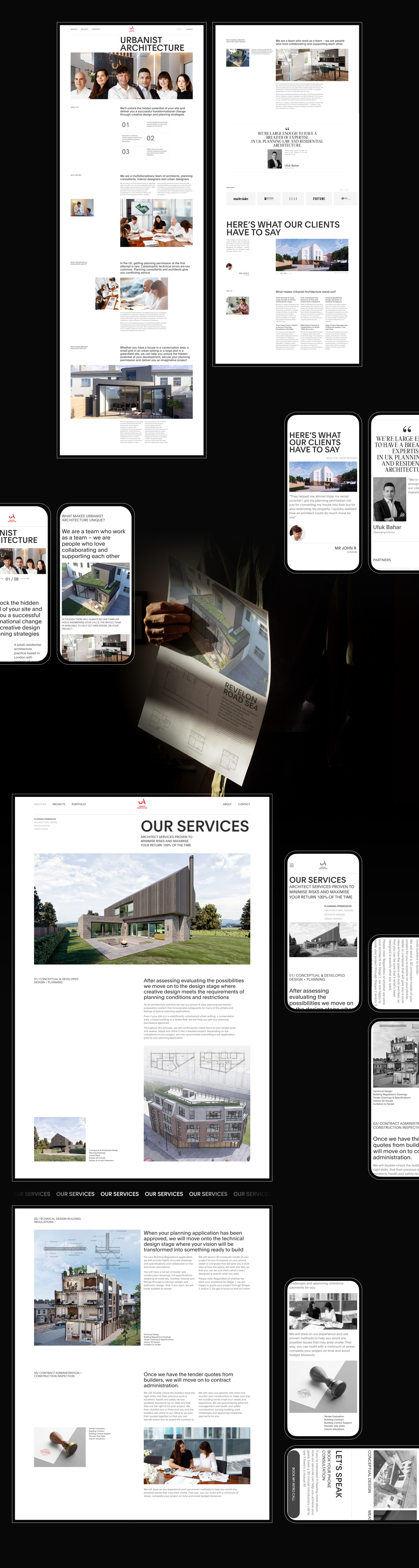 Urbanist Architecture | Corporate Redesign — Изображение №4 — Интерфейсы, Анимация на Dprofile