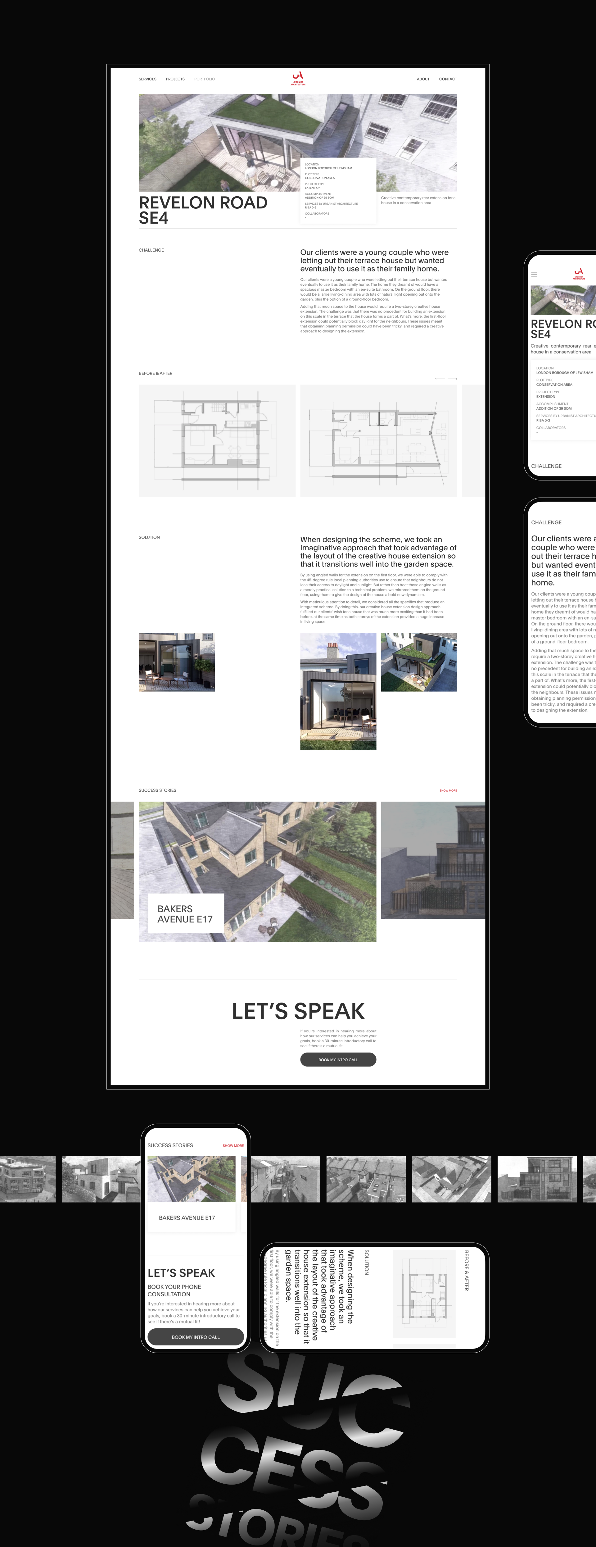 Urbanist Architecture | Corporate Redesign — Изображение №7 — Интерфейсы, Анимация на Dprofile