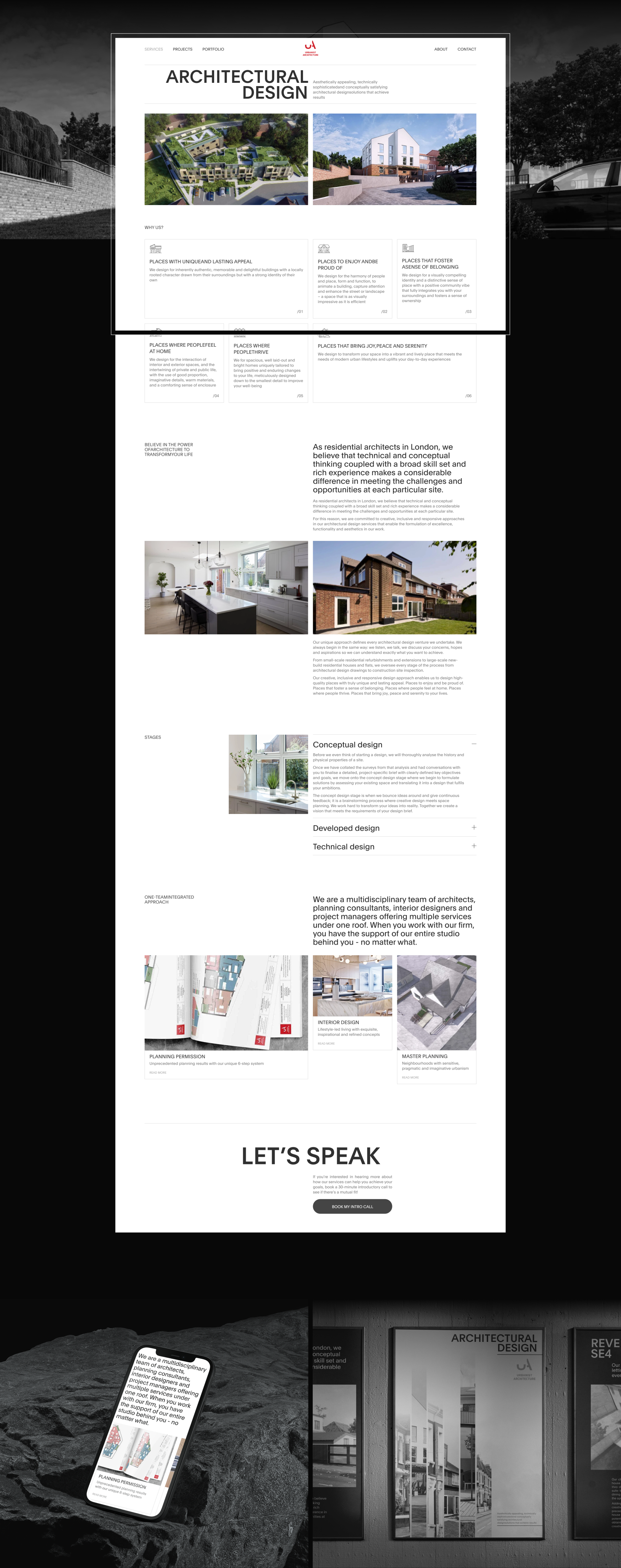 Urbanist Architecture | Corporate Redesign — Изображение №5 — Интерфейсы, Анимация на Dprofile