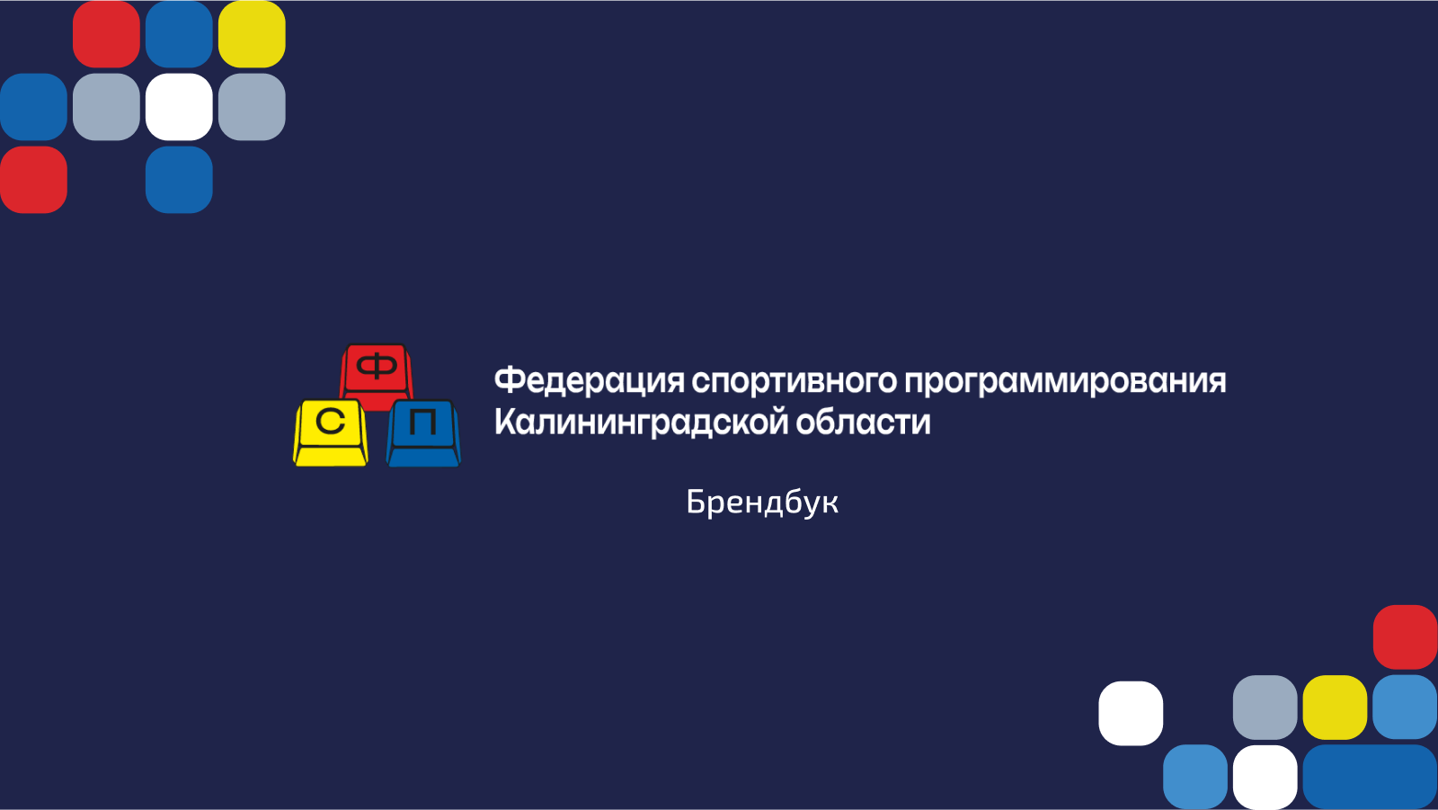 Брендбук "Федерация спортивного программирования" — Изображение №1 — Брендинг на Dprofile