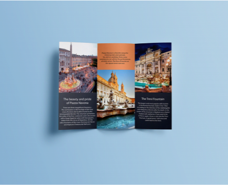 Tourist booklet "Fountains of Italy" — Графика на Dprofile