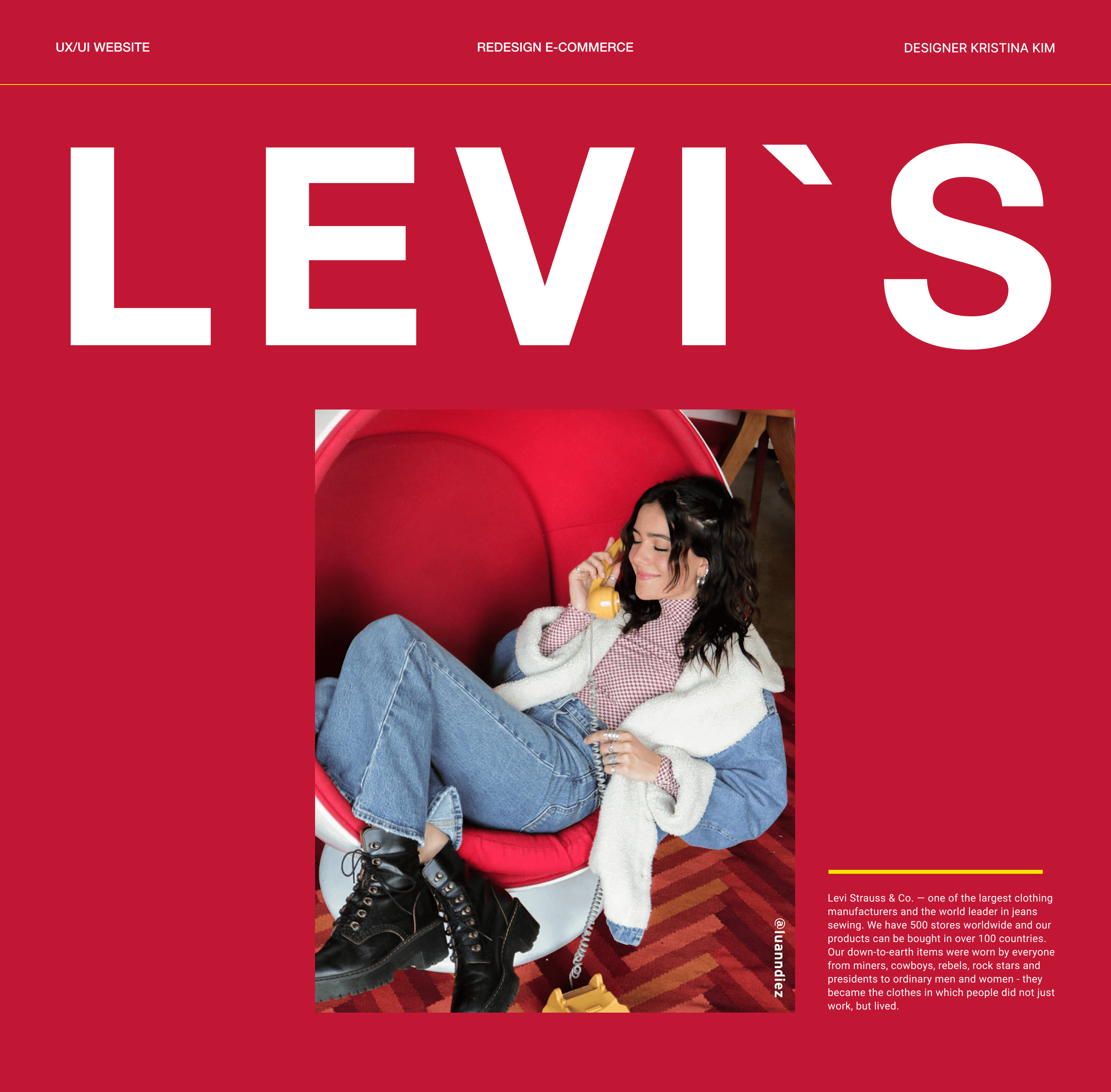 LEVI`S — Редизайн — Изображение №1 — Интерфейсы на Dprofile