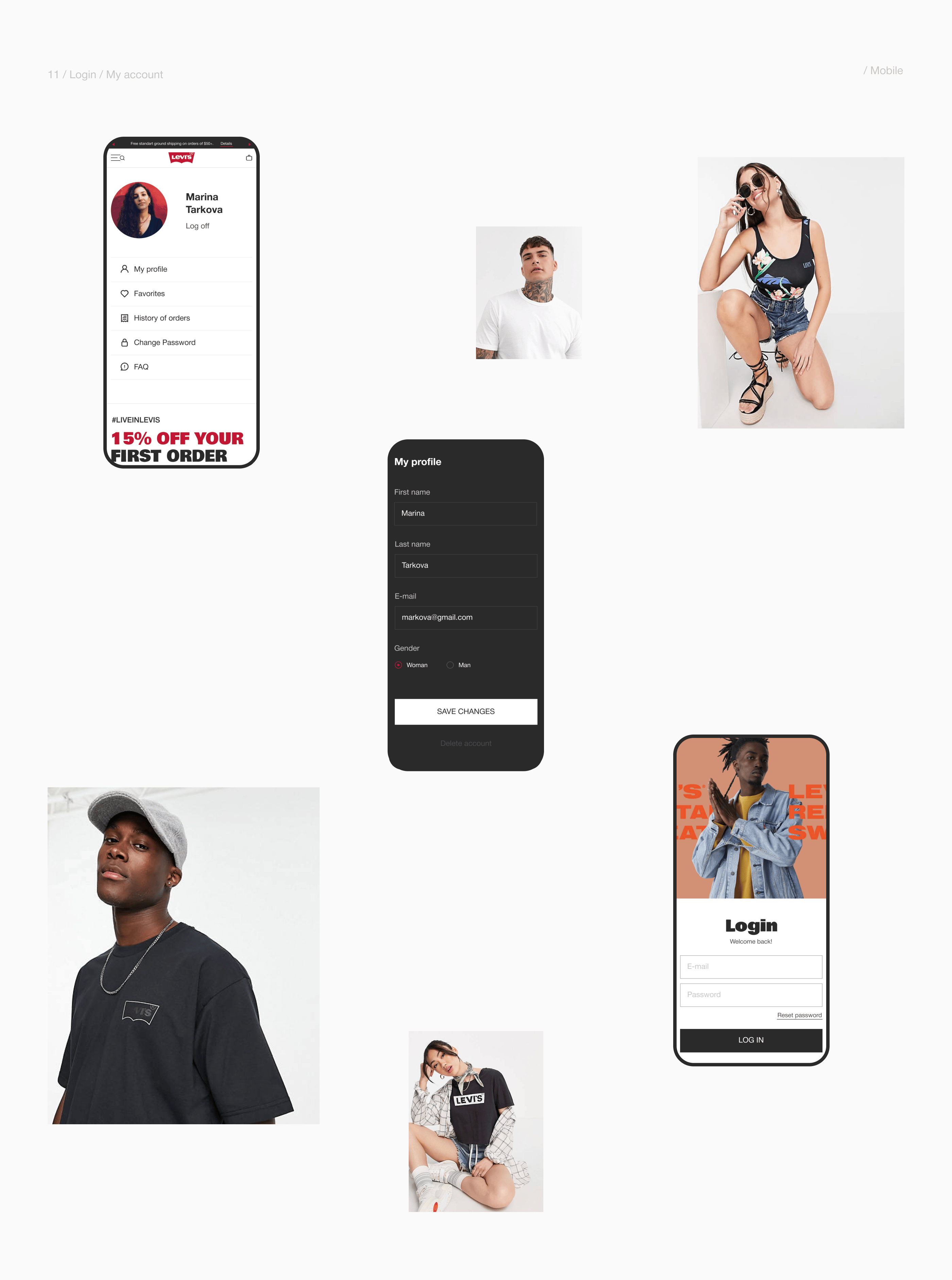 LEVI`S — Редизайн — Изображение №13 — Интерфейсы на Dprofile